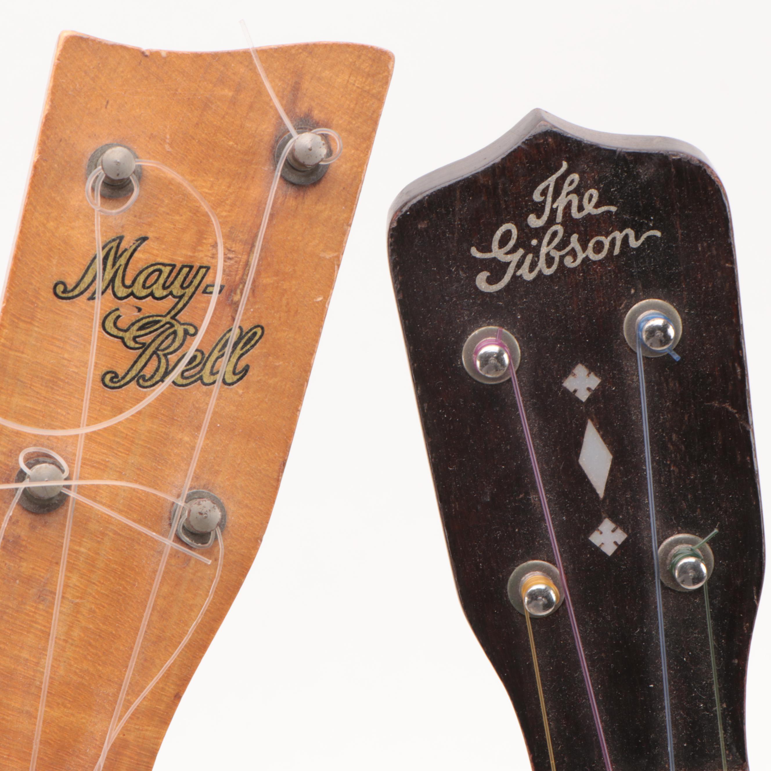 Standard Size Banjo, Banjo-Uke, and Kids Guitar