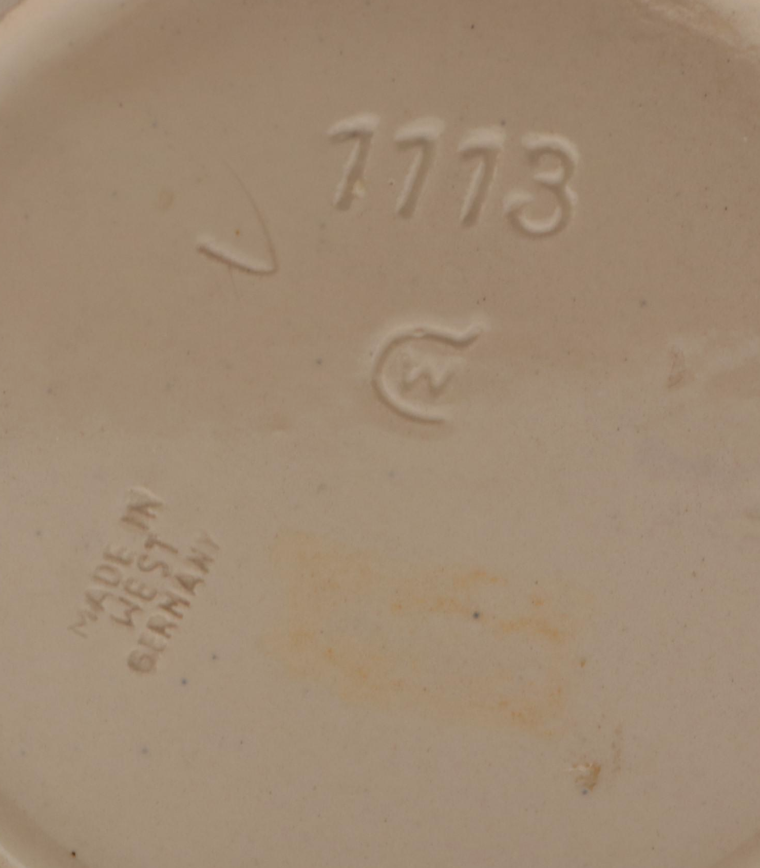 Werner Corzelius 5L Castle Tower Glazed Stoneware Beer Stein, 1954–1990