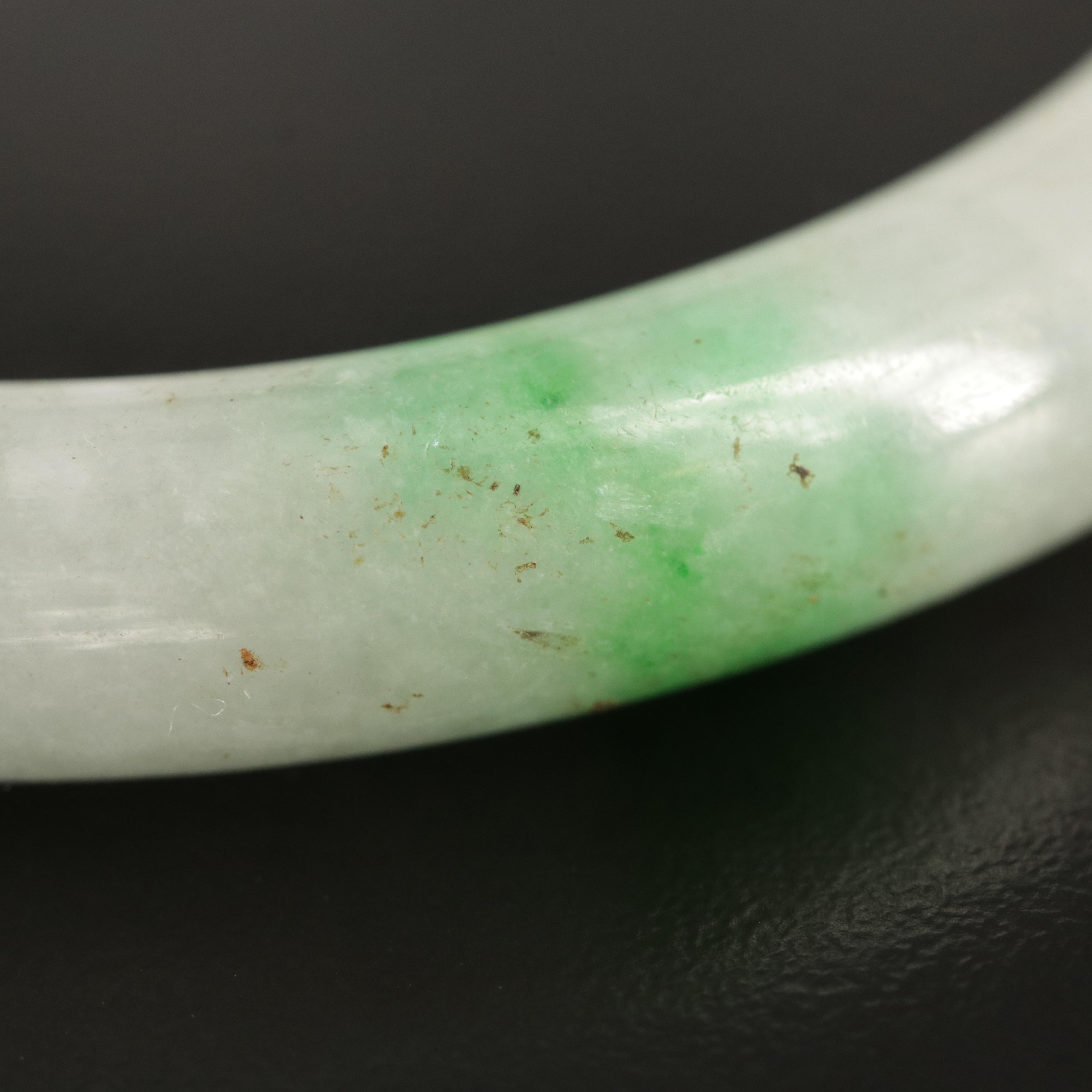 Jadeite Hololith Bangle