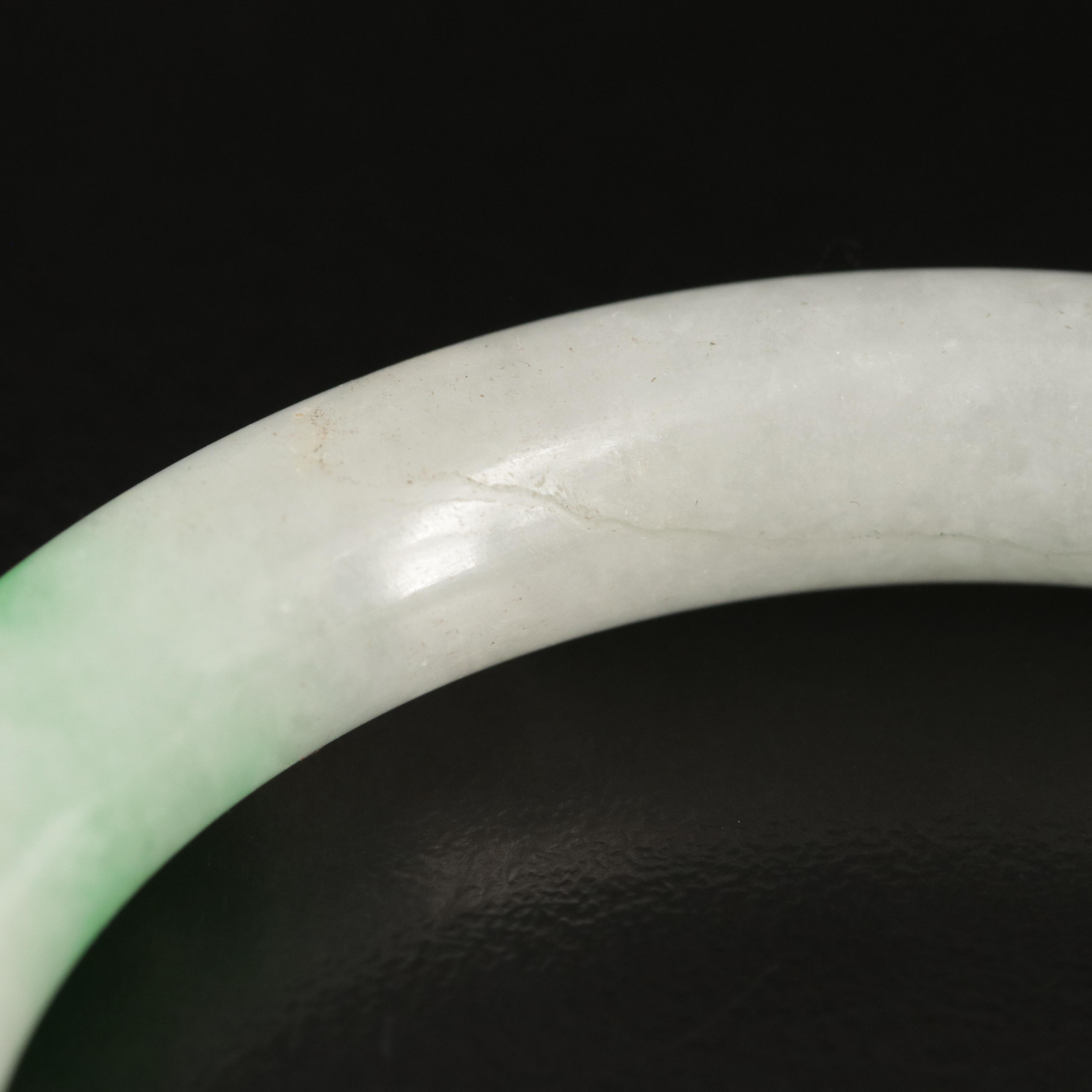 Jadeite Hololith Bangle