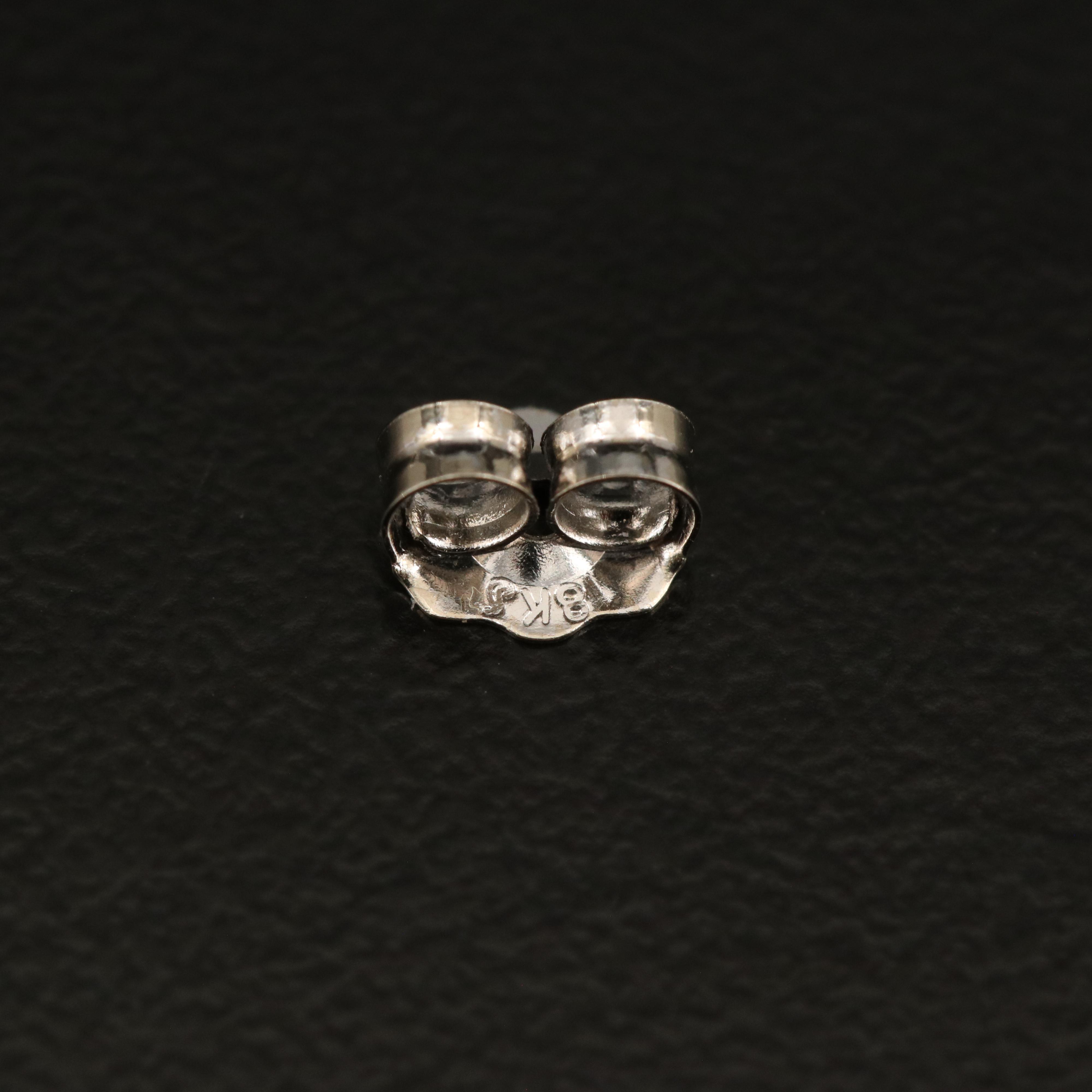 18K 1.62 CTW Diamond Stud Earrings with GIA Report