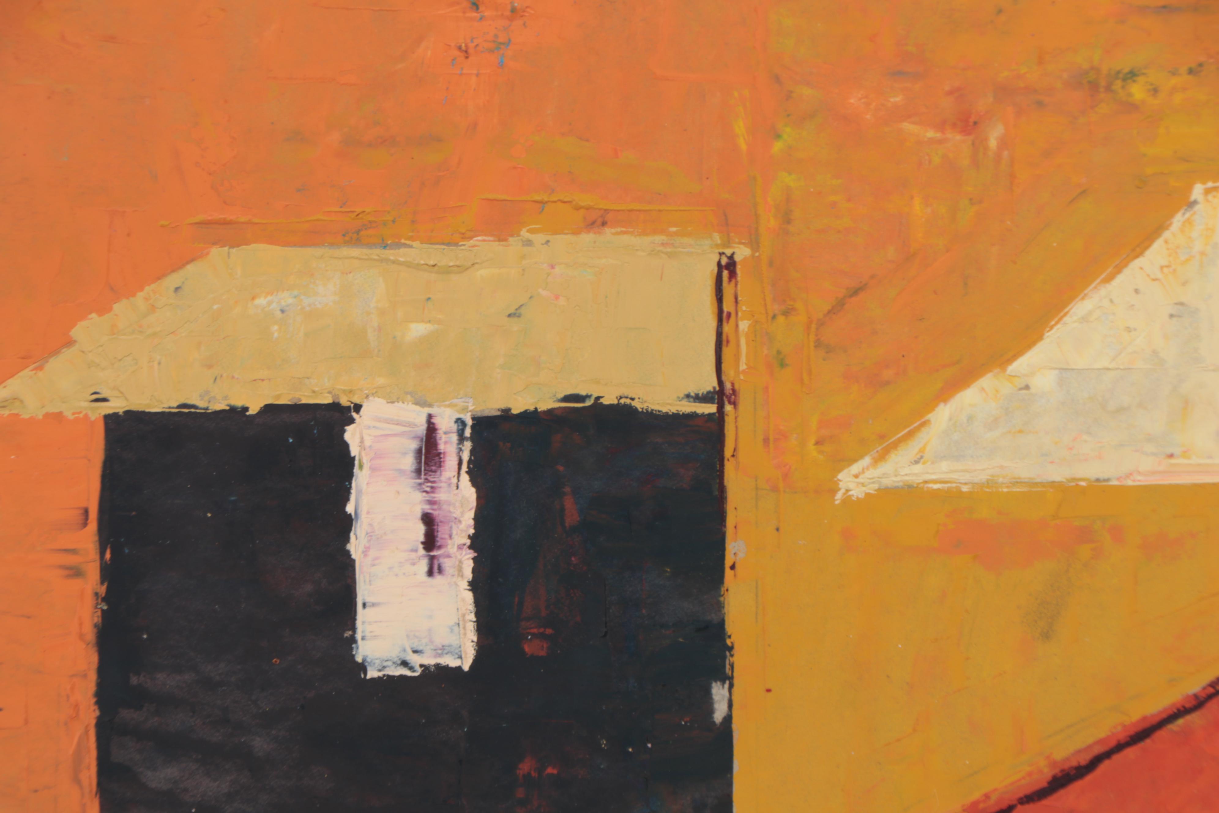 Bayo Ogundele Oil Painting "Structures," 2005