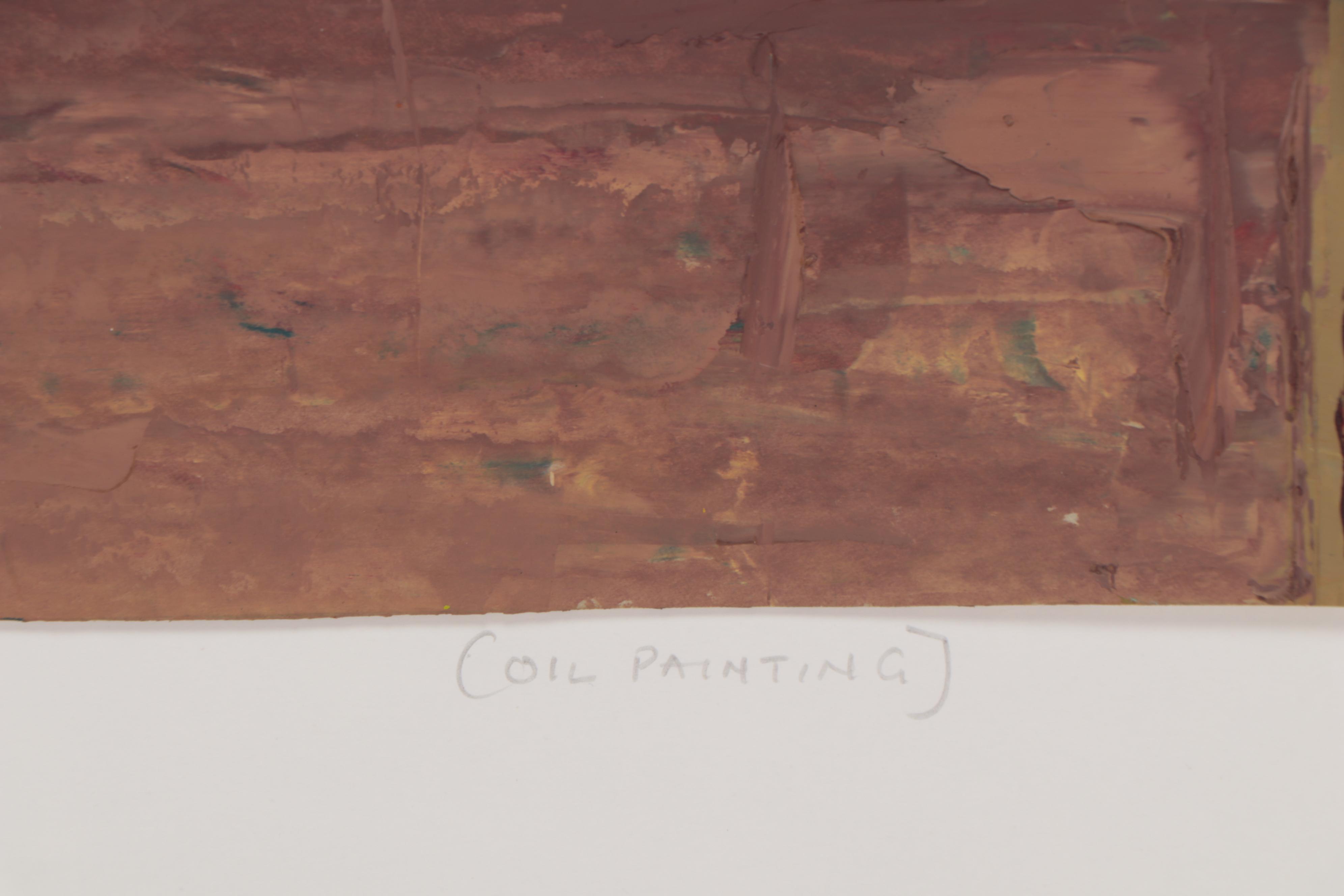 Bayo Ogundele Oil Painting "Structures," 2005