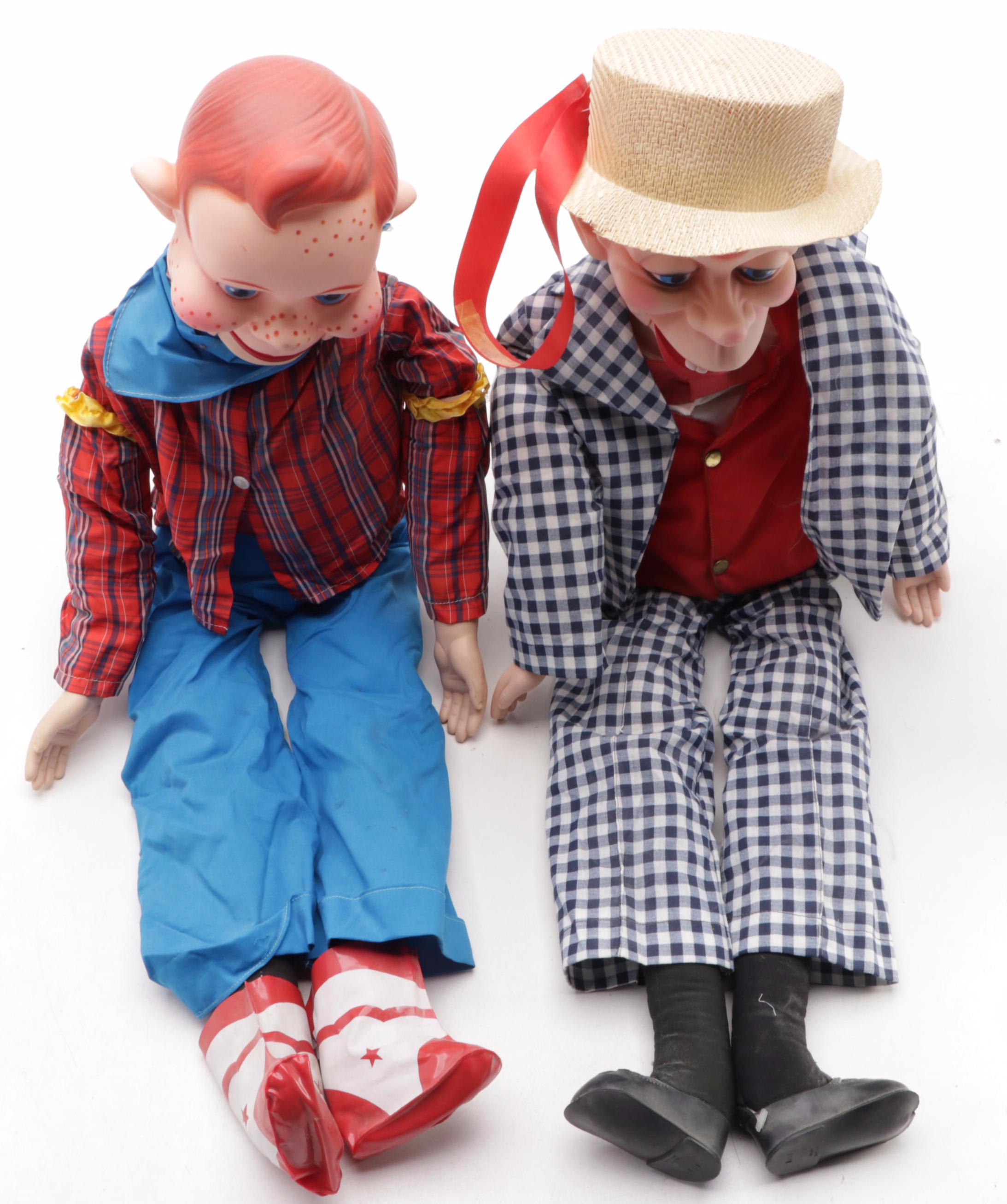 Howdy Doody and Mortimer Snerd Vinyl Ventriloquist Dummies, 1968–1972