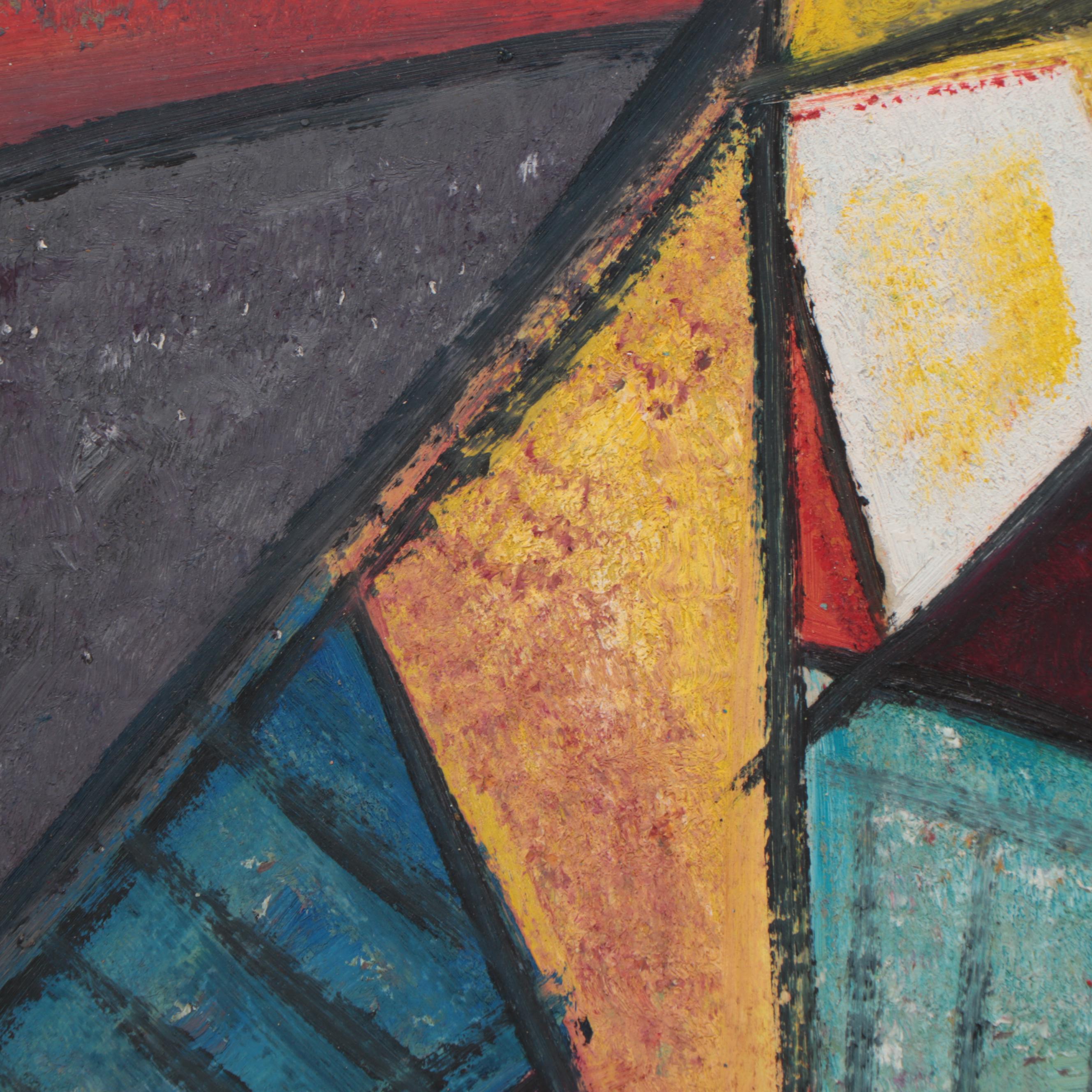 Lanre Buraimoh Oil Painting "Solo Musician," 2019