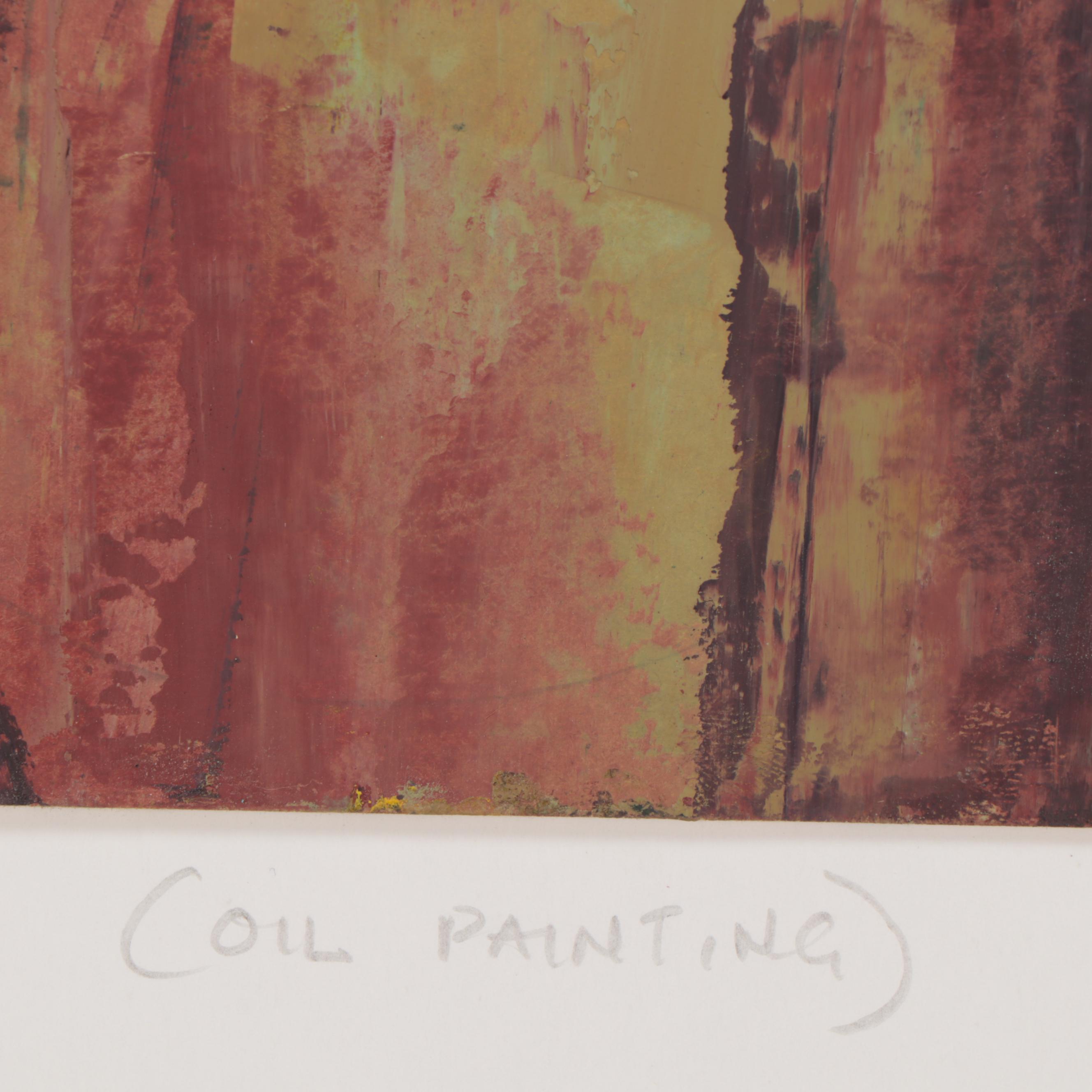 Bayo Ogundele Oil Painting "Creation," 2004