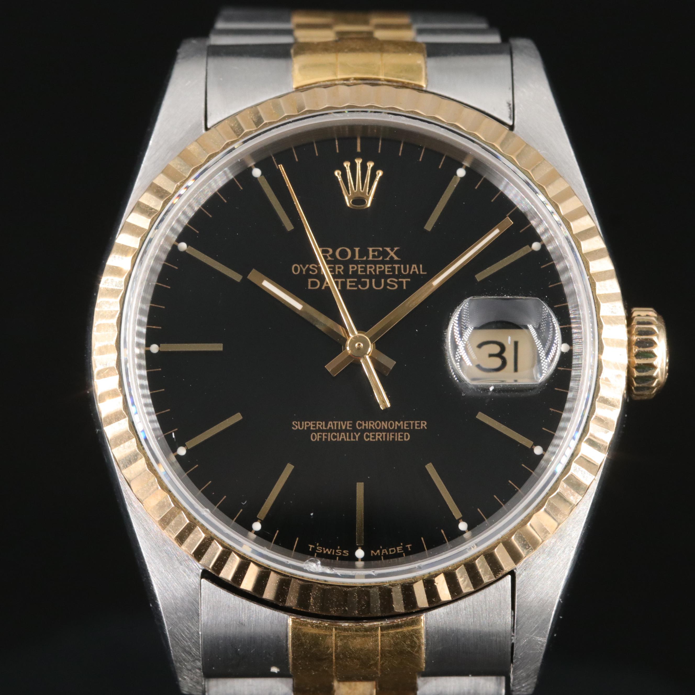 1993 Rolex Oyster Perpetual Datejust Watch