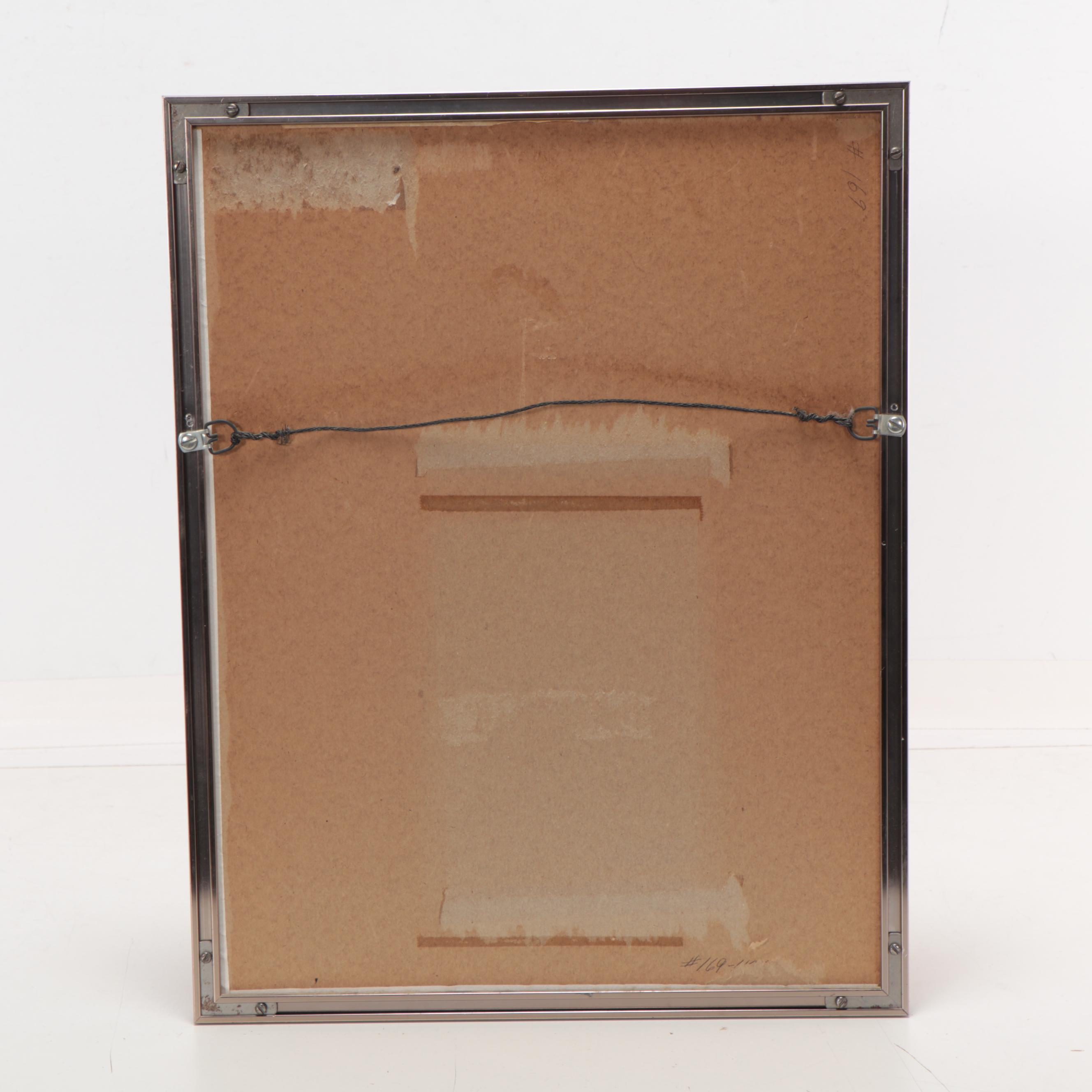 Laurel Burch Studios Offset Lithograph of Stylized Animals, 21st Century