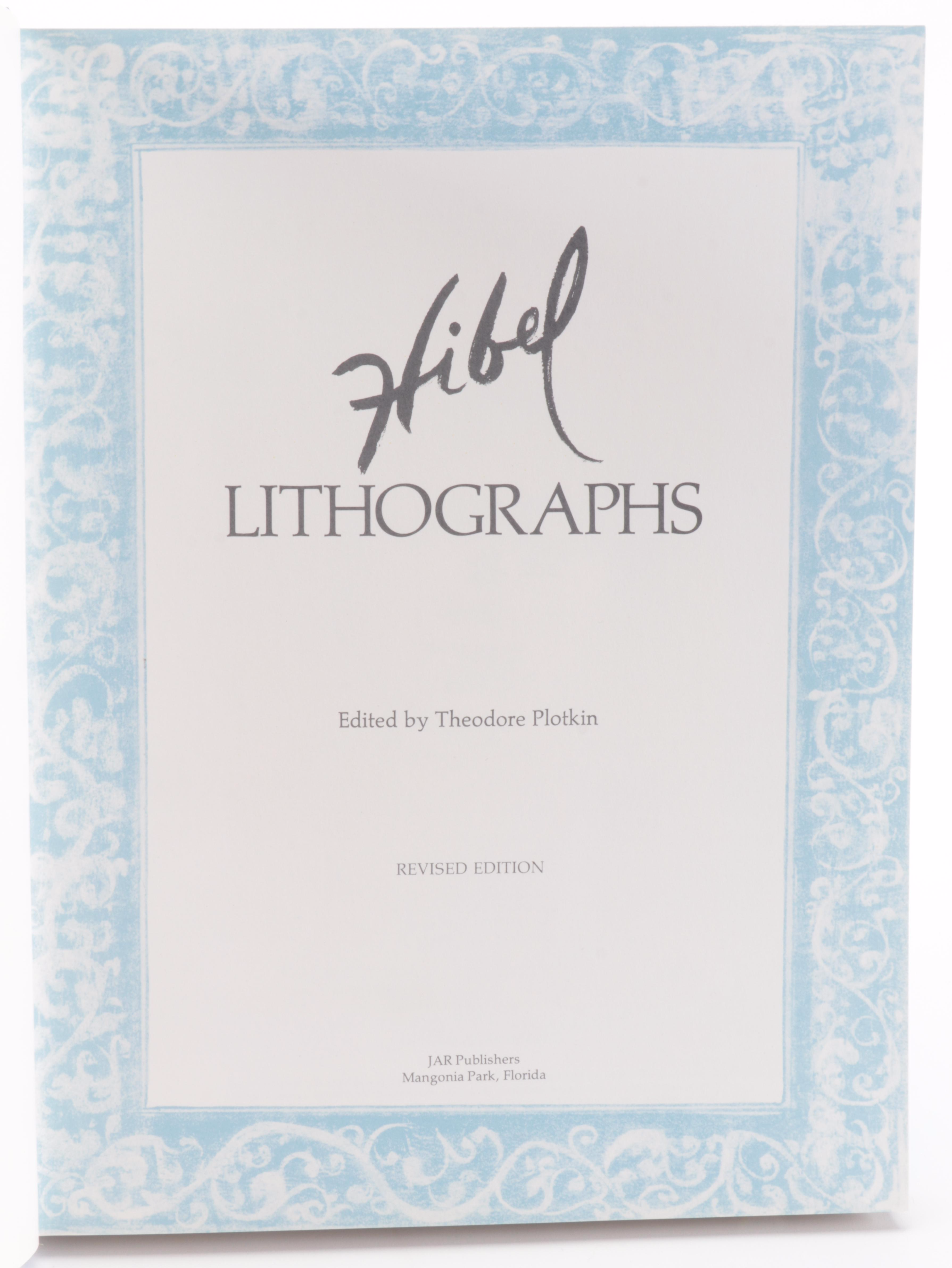 "Hibel Lithographs"by Theodore Plotkin and Edna Hibel Porcelain Collector Plates