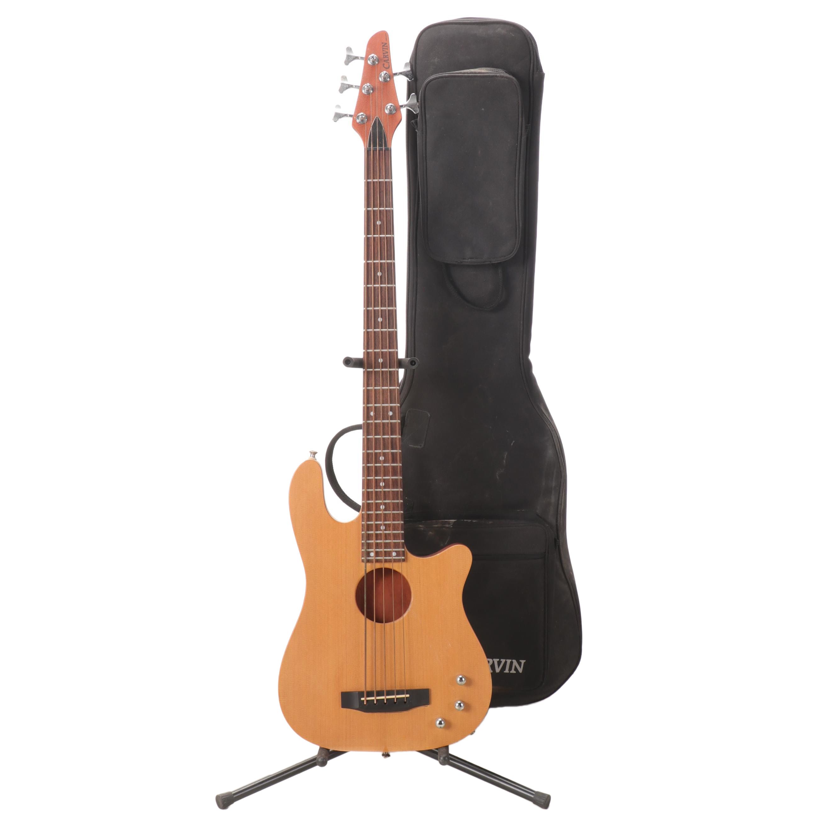 Carvin 5-String Electric Bass Guitar with Soft Case
