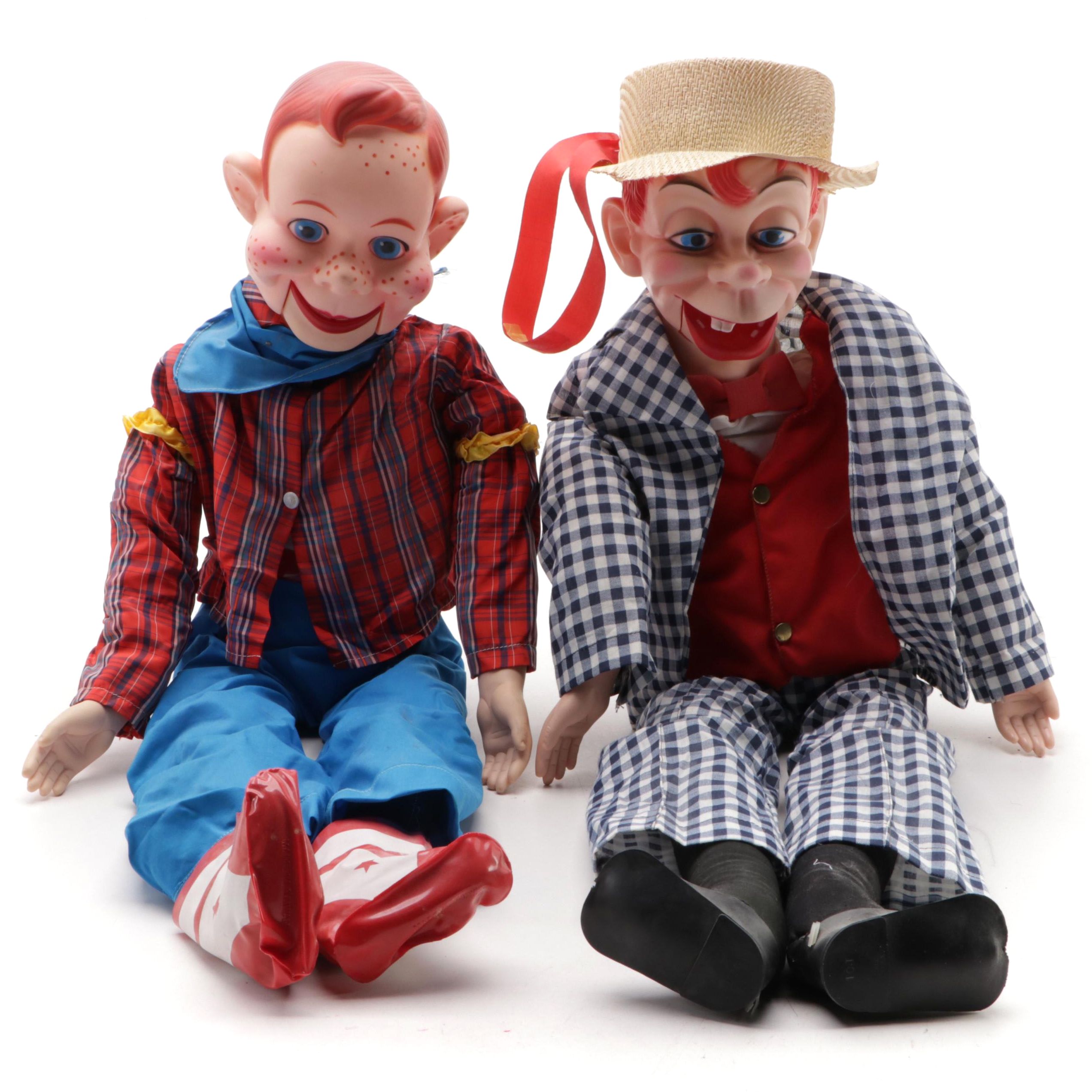 Howdy Doody and Mortimer Snerd Vinyl Ventriloquist Dummies, 1968–1972