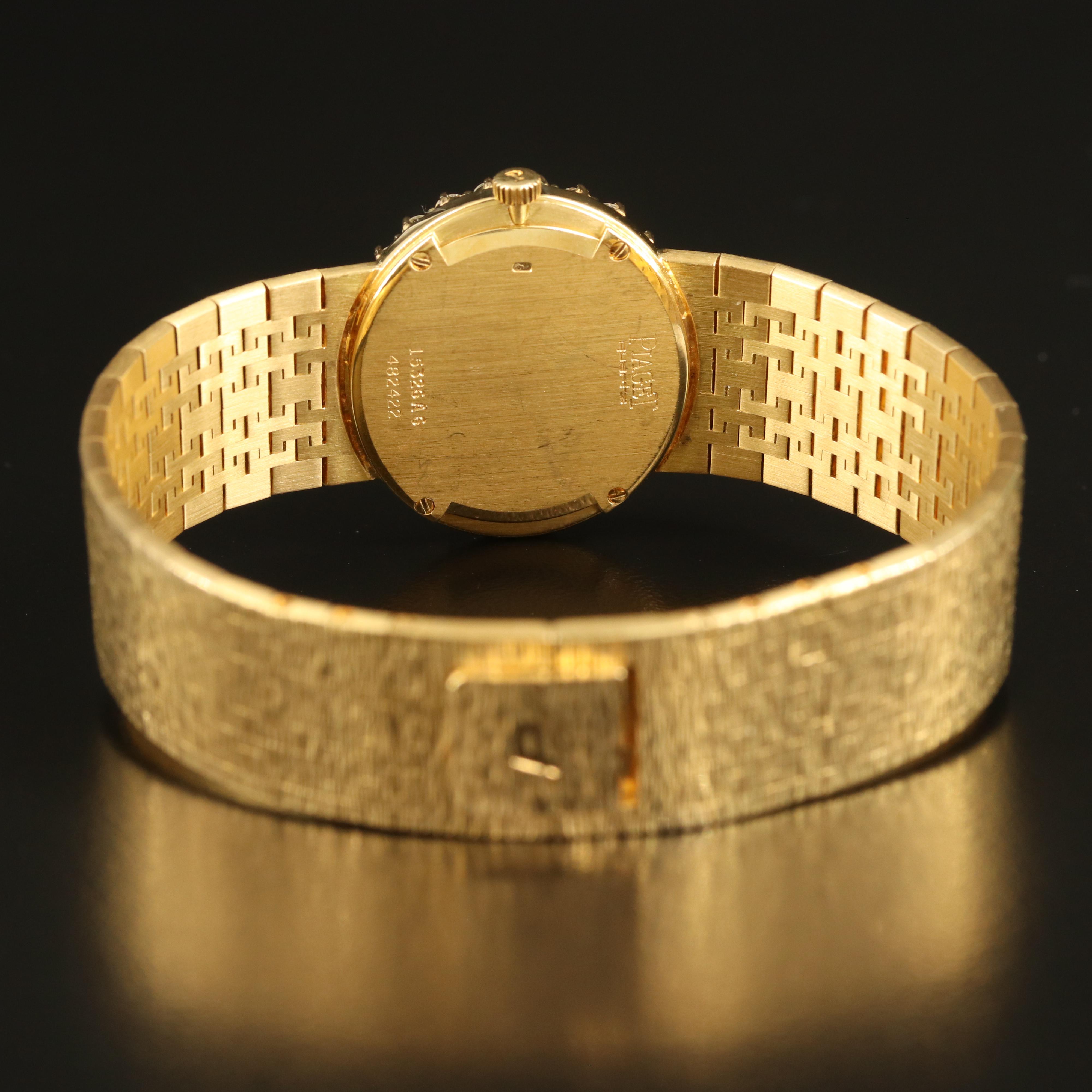 18K Piaget Diamond Quartz Watch