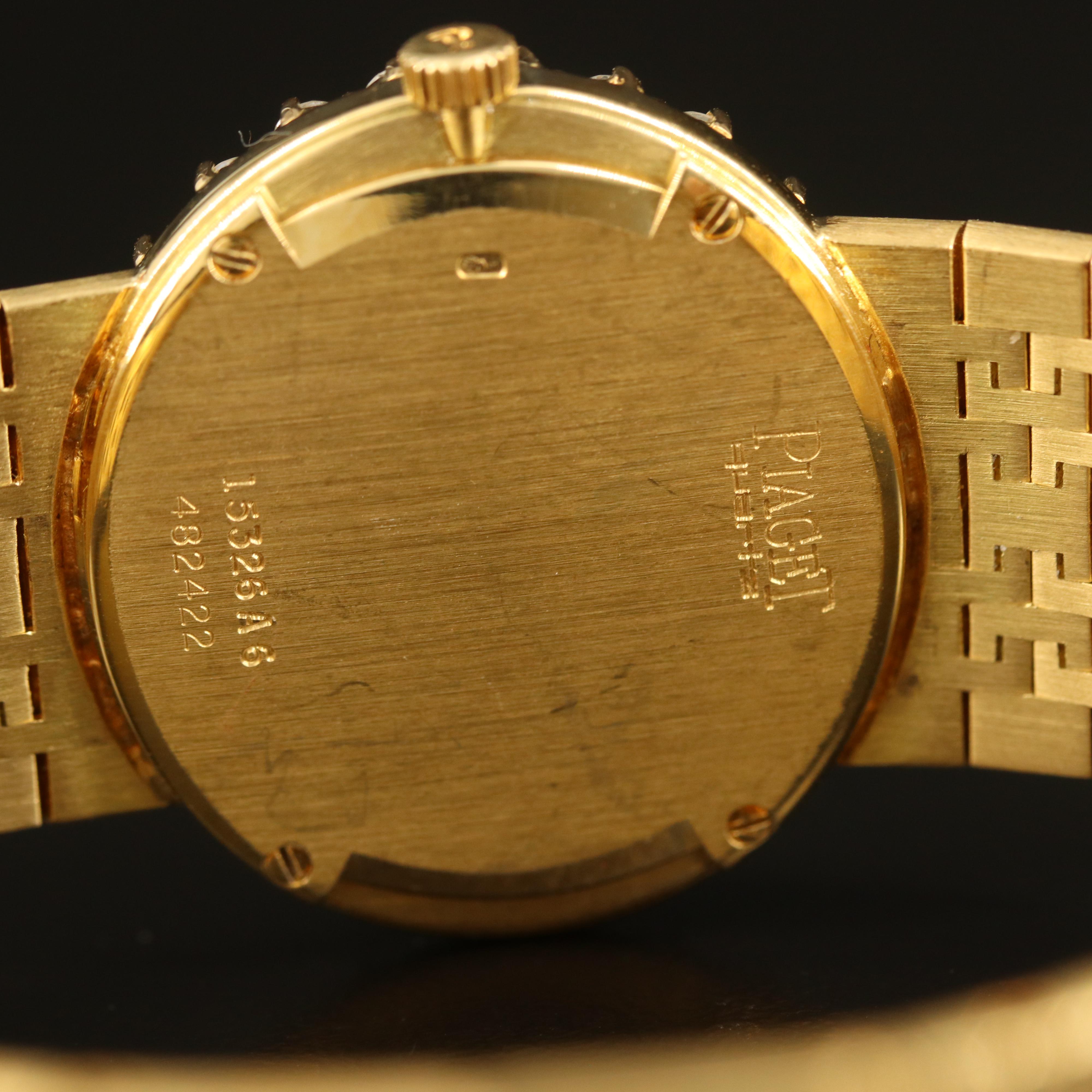 18K Piaget Diamond Quartz Watch