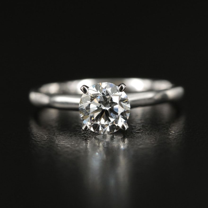 14K 1.00 CT Lab Grown Diamond Solitaire Ring