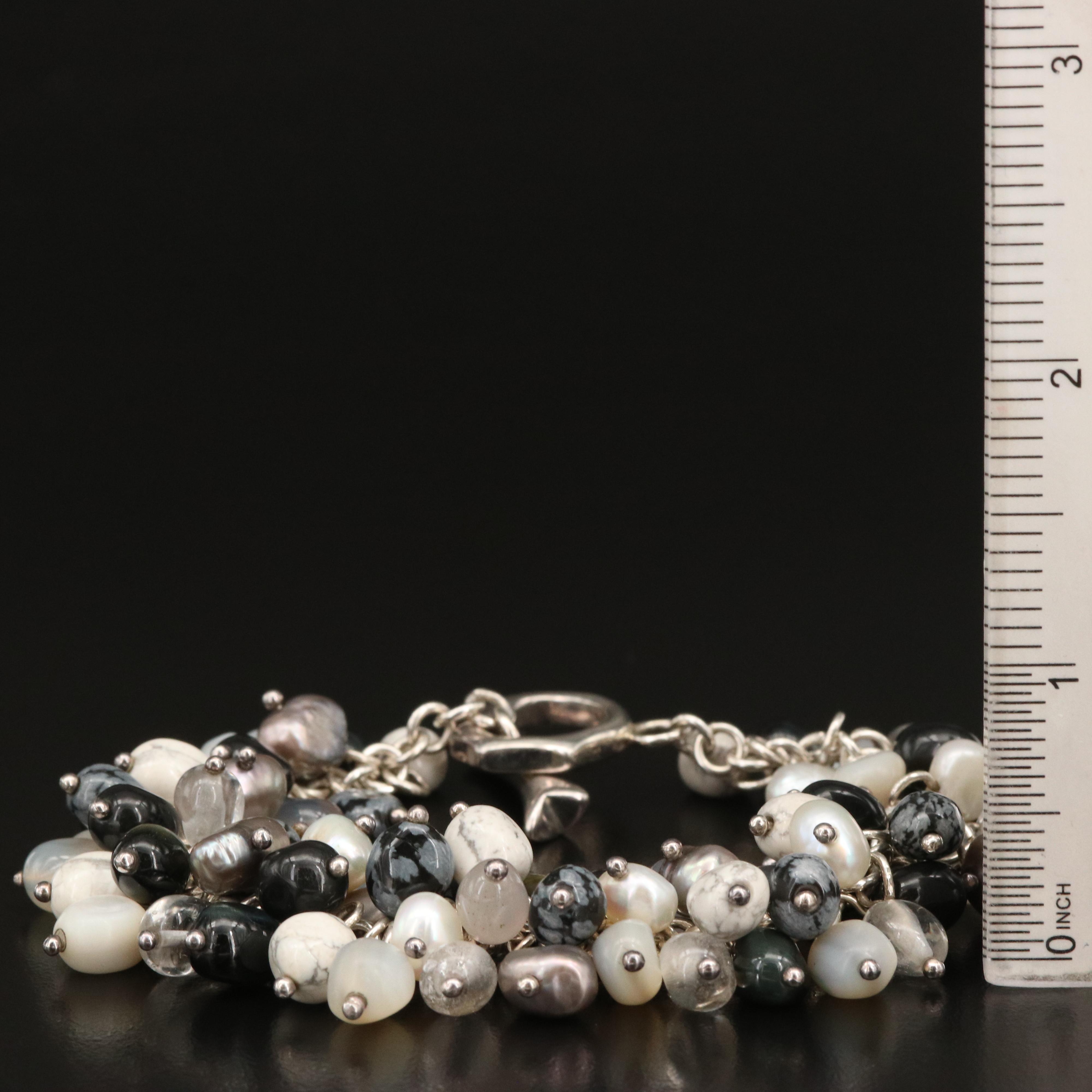 Whitney Kelly Sterling "Cha Cha" Gemstone Bracelet