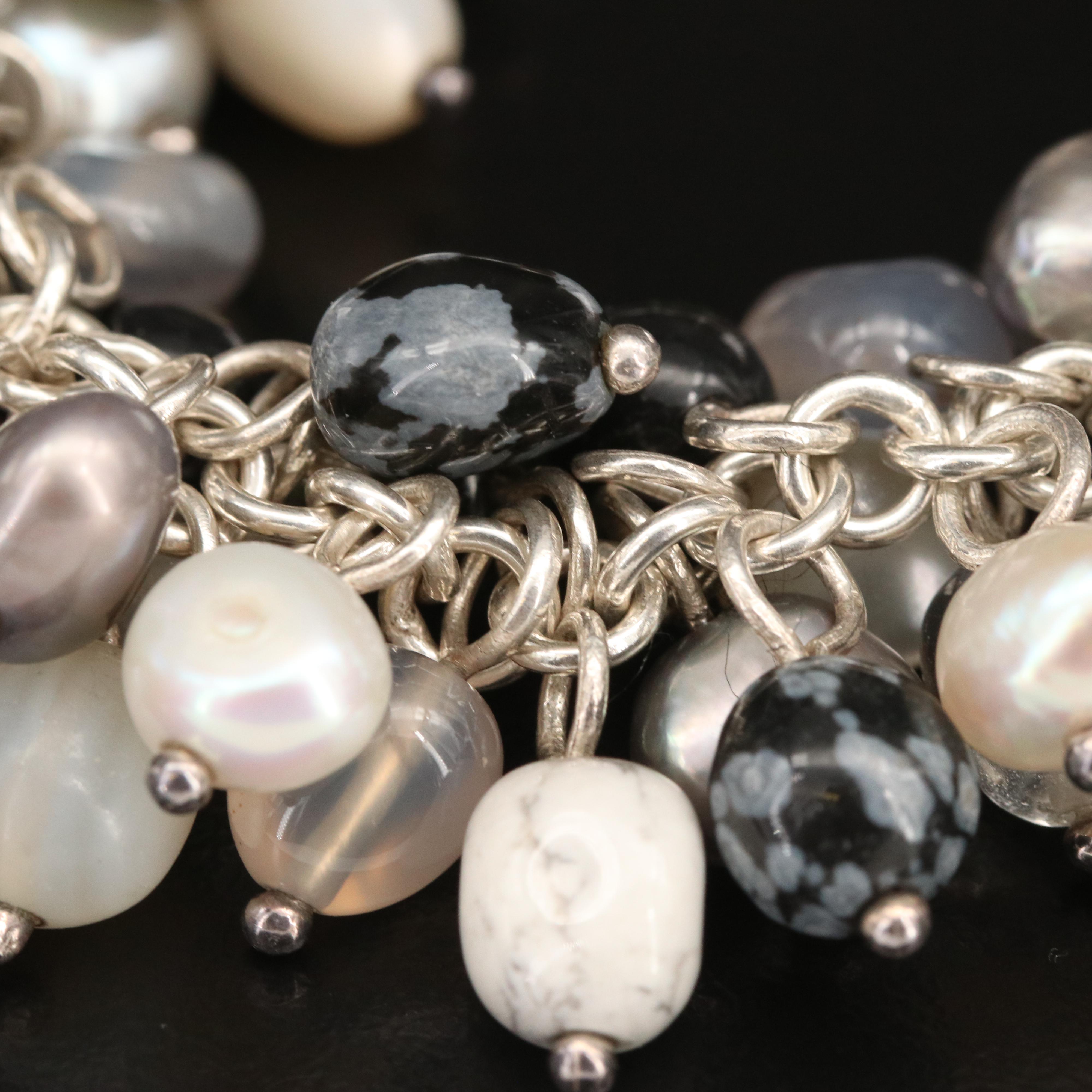 Whitney Kelly Sterling "Cha Cha" Gemstone Bracelet