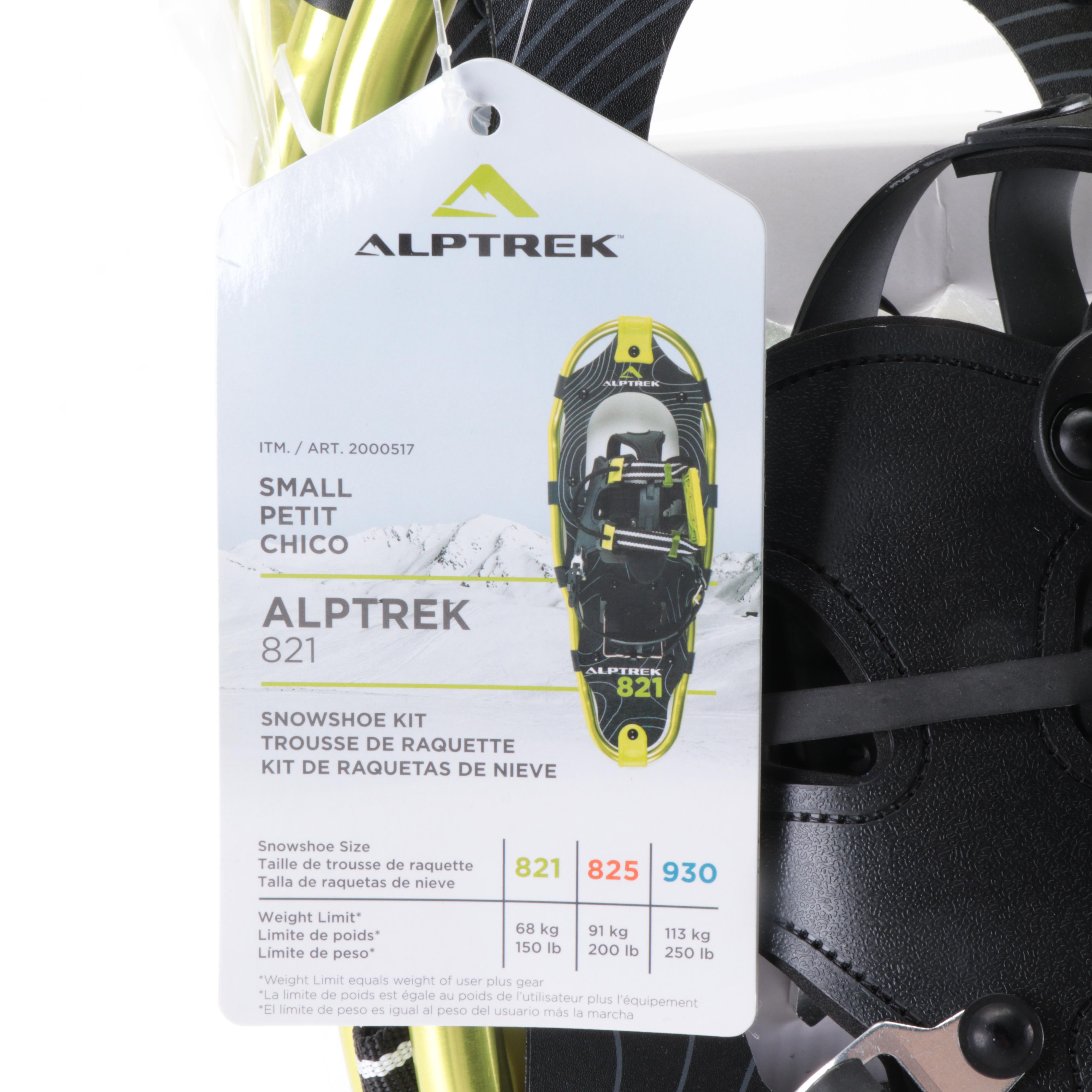 ALPTREK 821 Size Small Snowshoe Kit