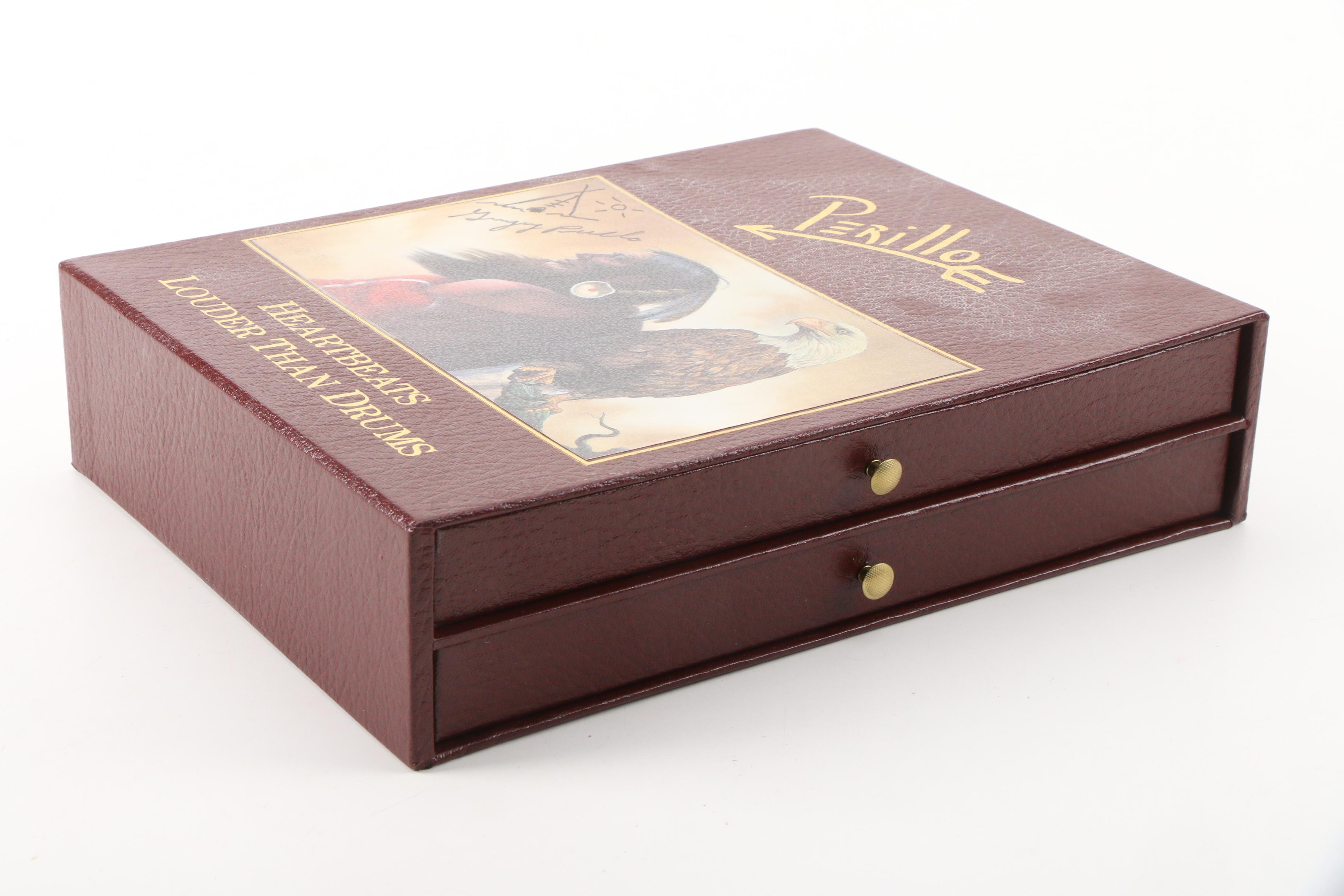 Signed Ceramic Collector Plates and Prints by Gregory Perillo, Late 20th Century