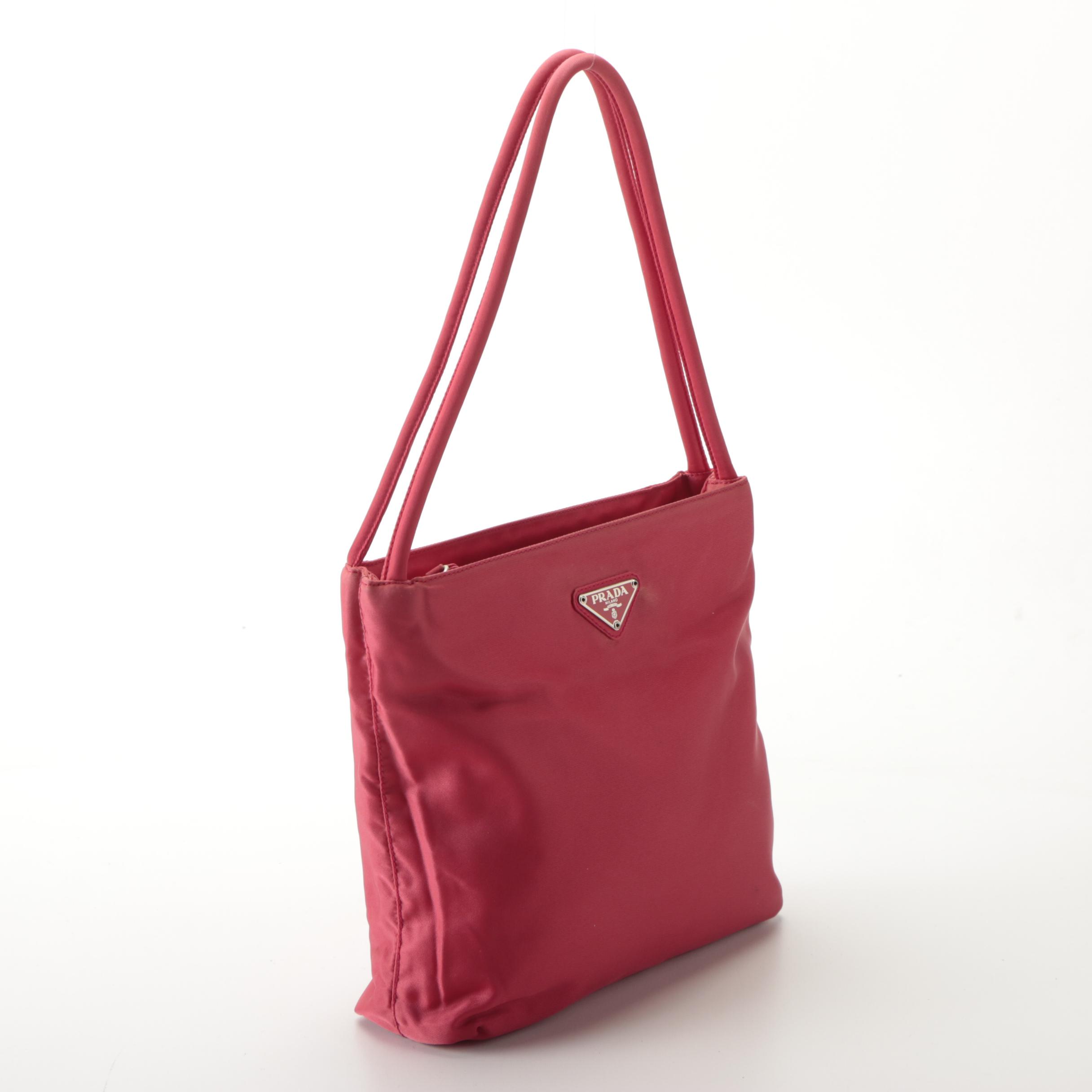 Prada Tote Bag in Vermiglio Tessuto City Nylon