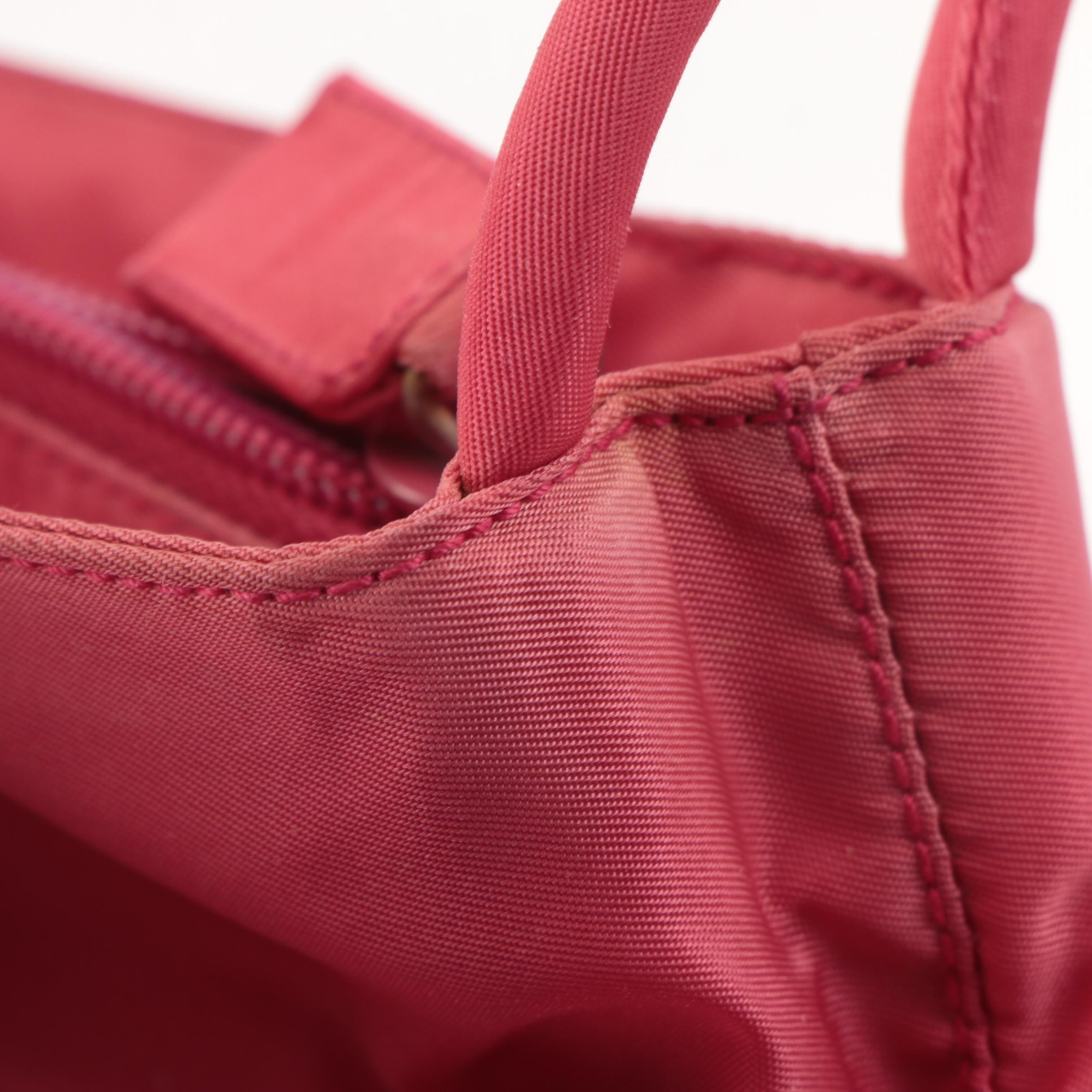 Prada Tote Bag in Vermiglio Tessuto City Nylon