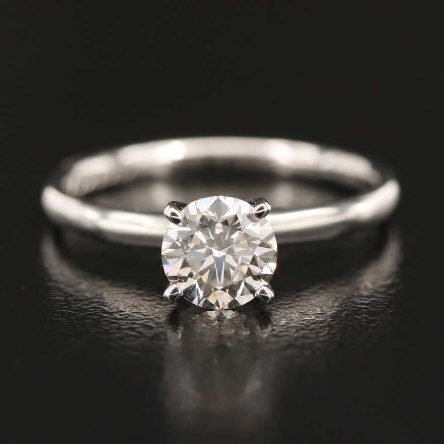 14K 0.93 CT Lab Grown Diamond Solitaire Ring