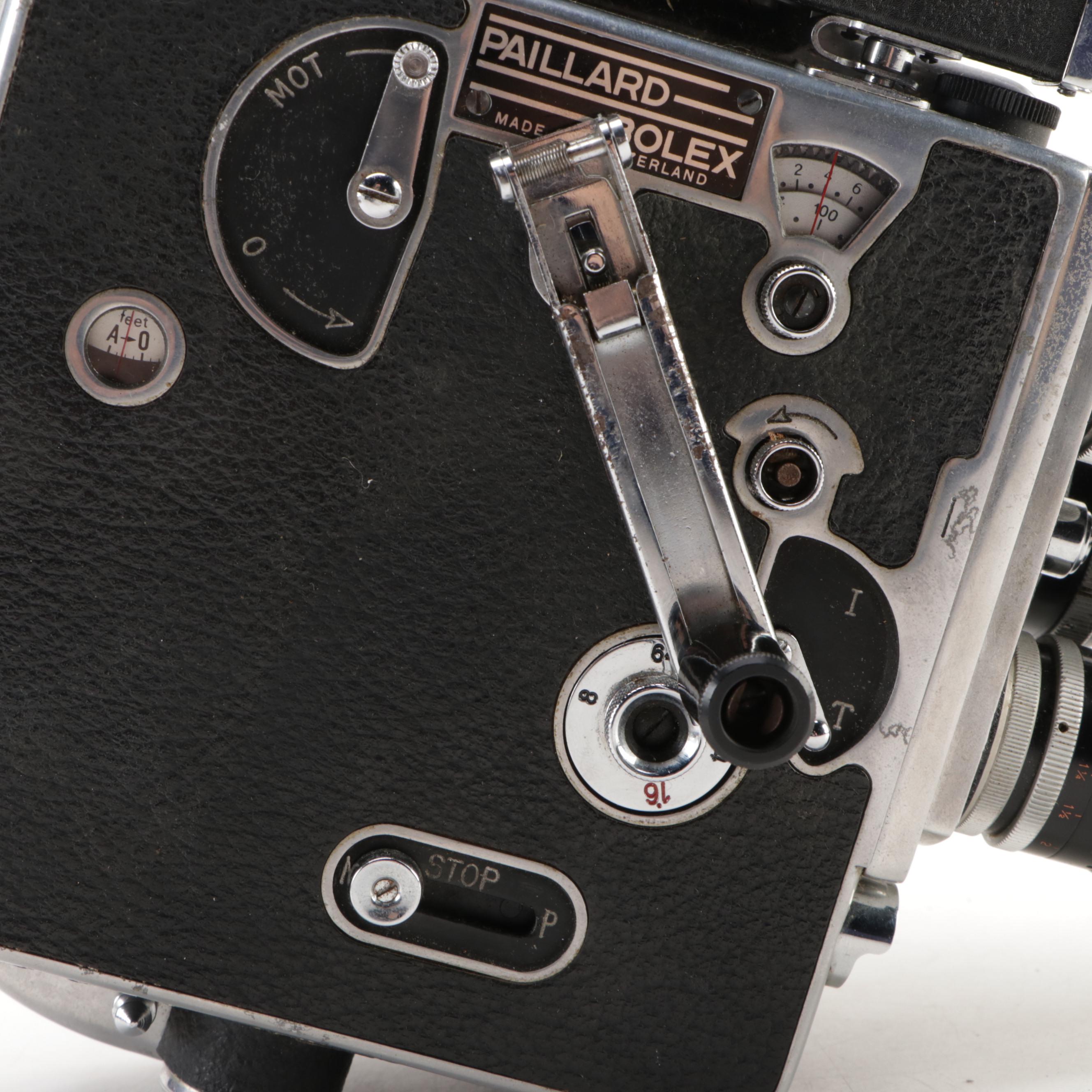 Paillard Bolex 16mm Movie Camera with Accessories, Mid-20th Century