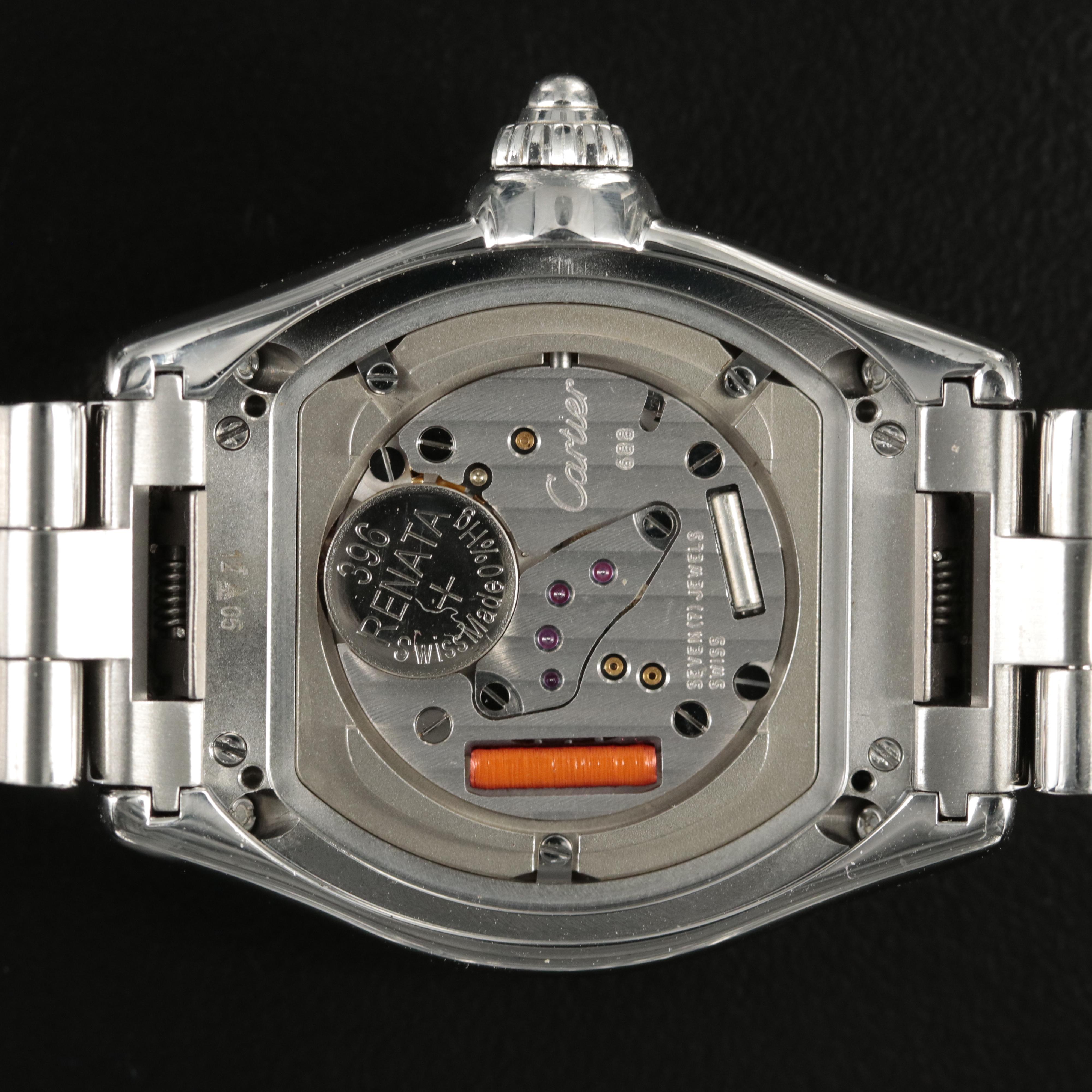 Cartier Roadster Stainless Steel  Quartz Watch