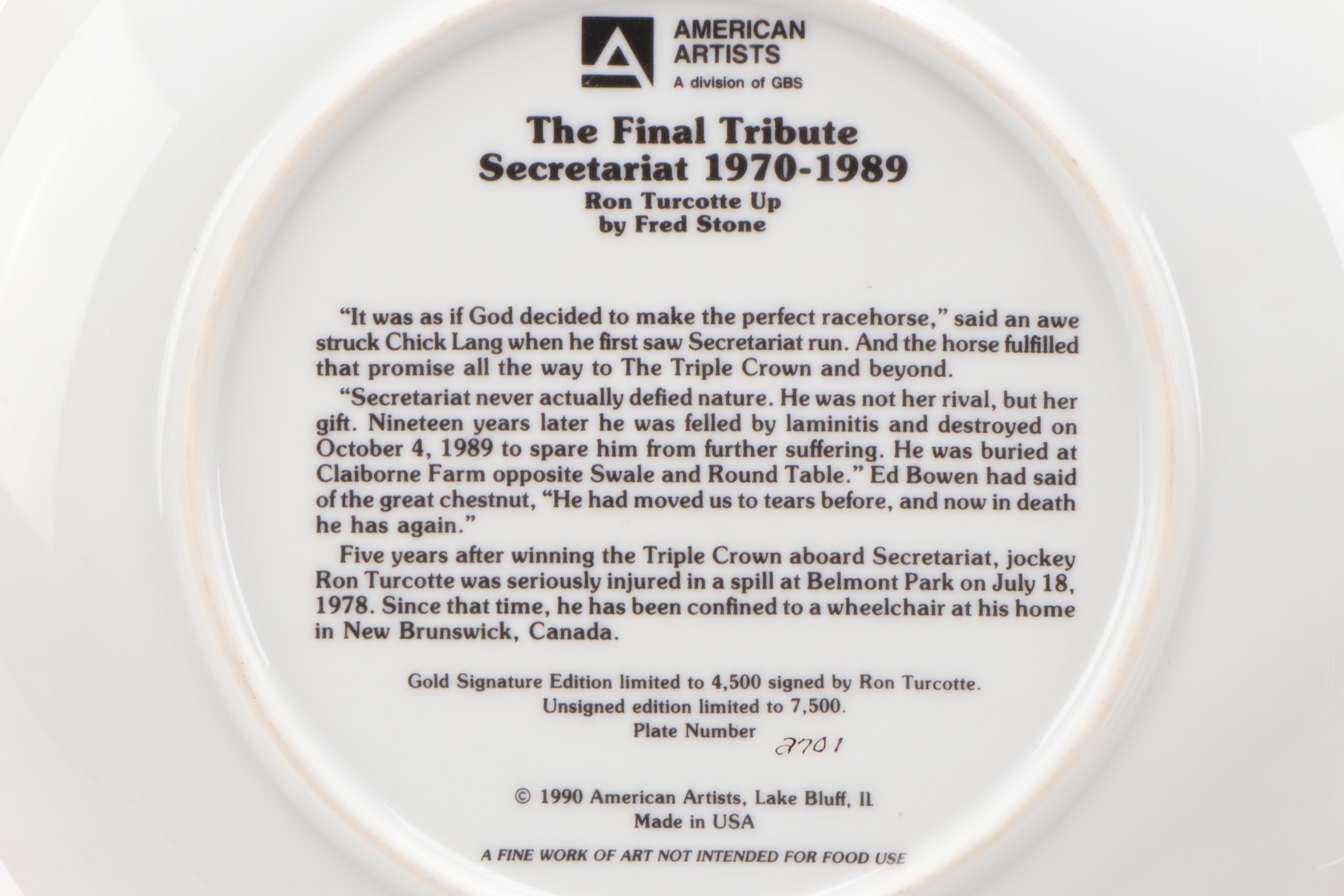 Spode "The Noble Horse" Series with Other Horse Motif Collector Plates