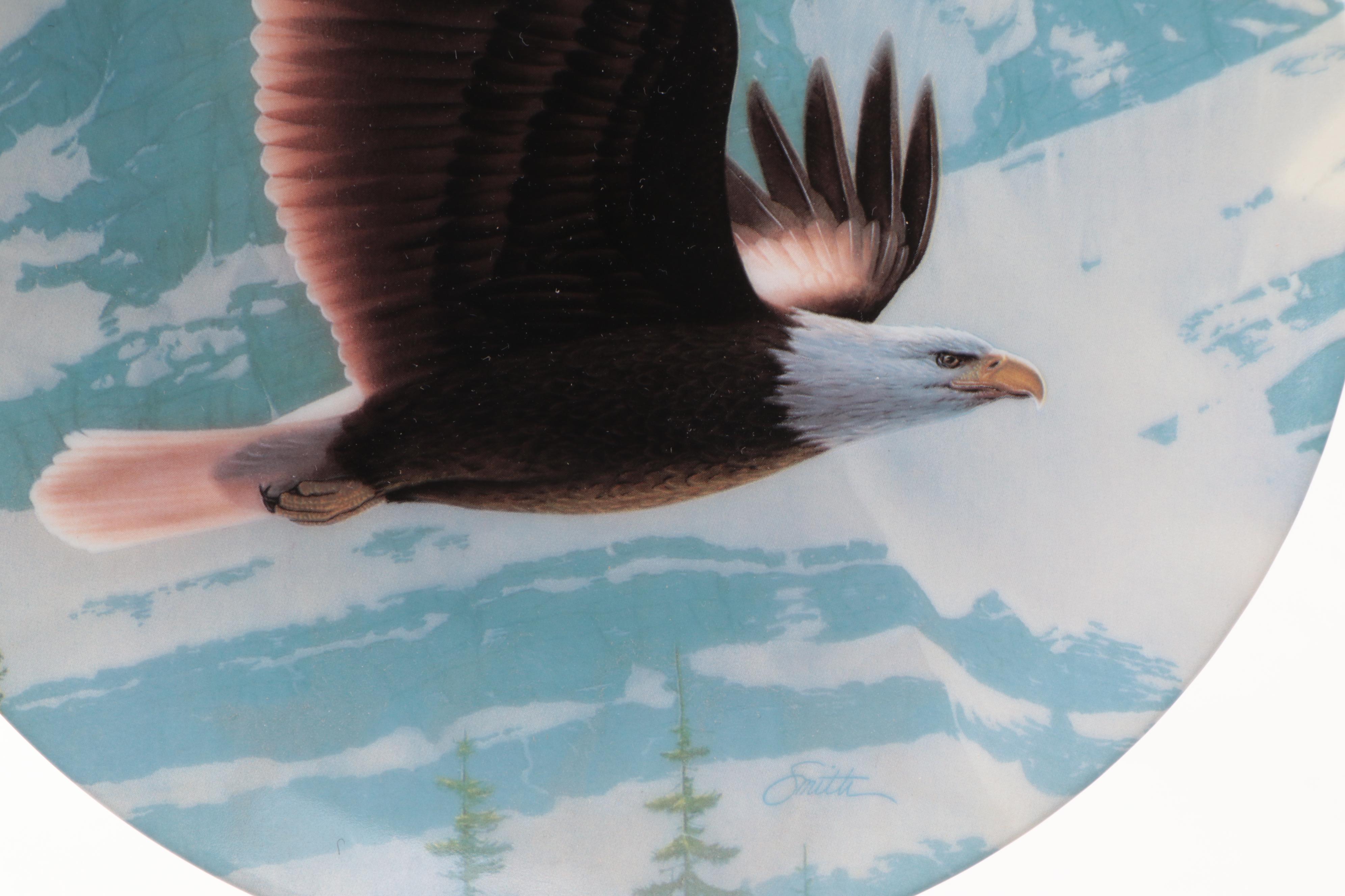 Knowles Fine China "Majestic Birds" Series Collector Plates Set, 1988–1990