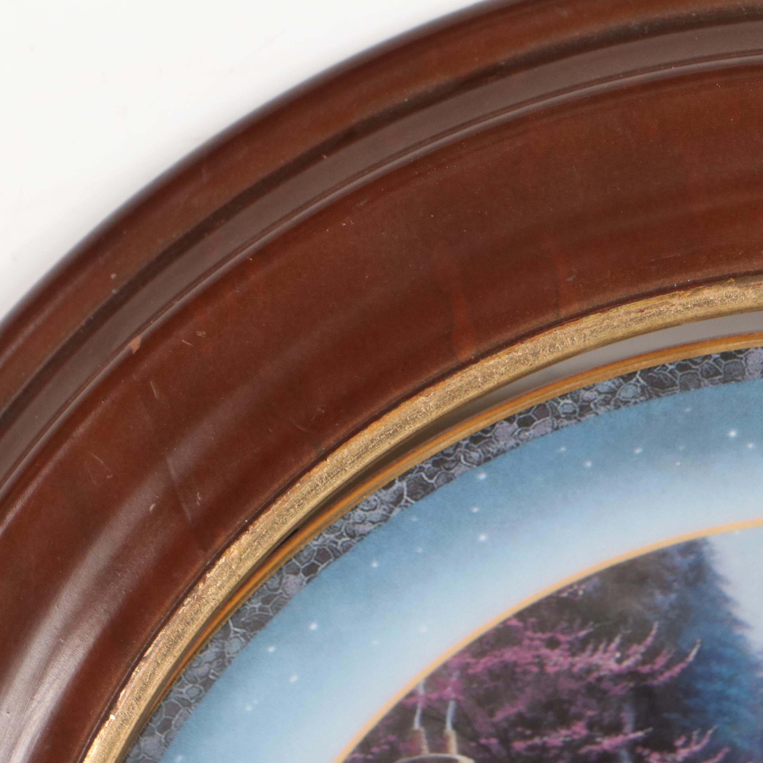 Thomas Kinkade "Twilight Cottage" Porcelain Collector Plate, 1997