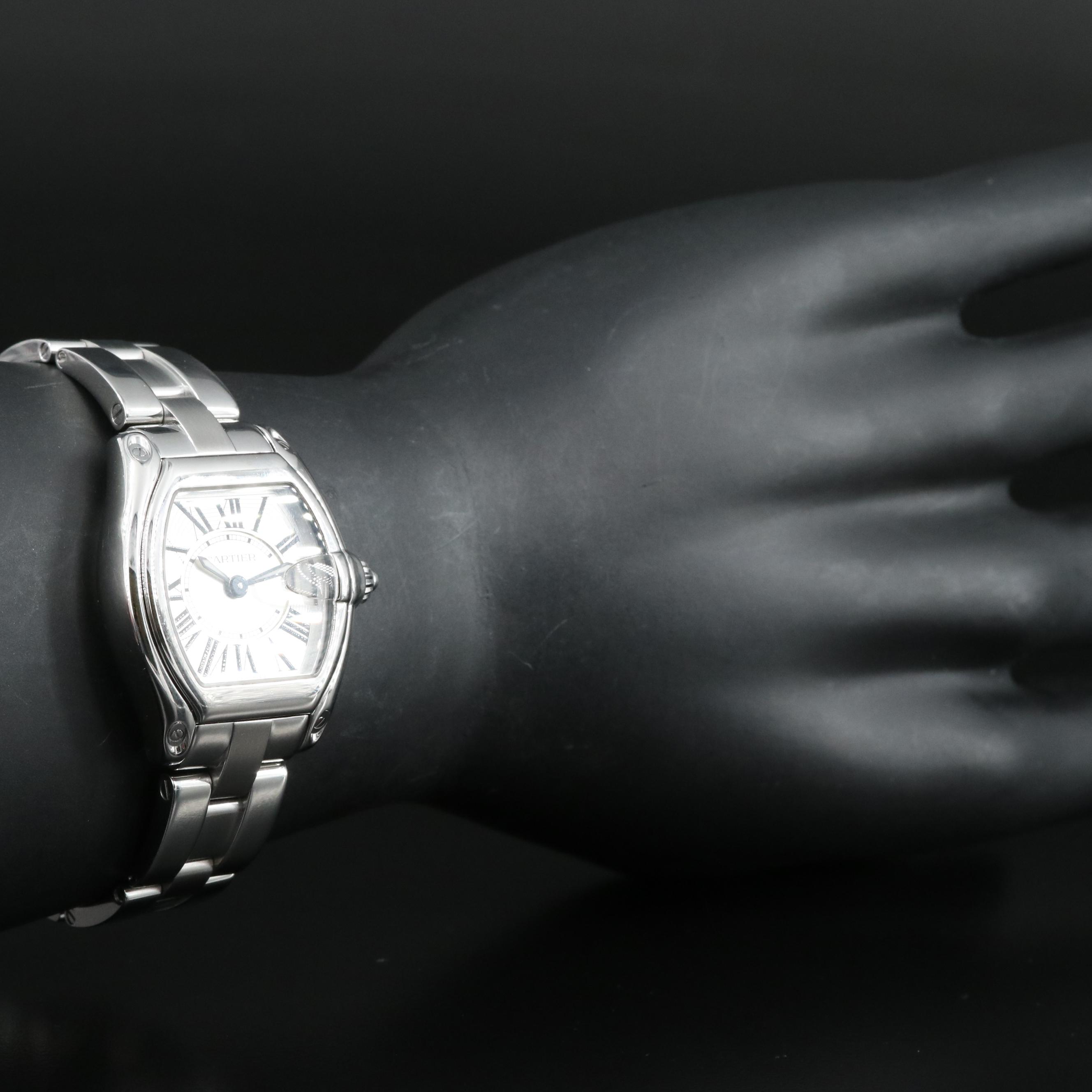 Cartier Roadster Stainless Steel  Quartz Watch