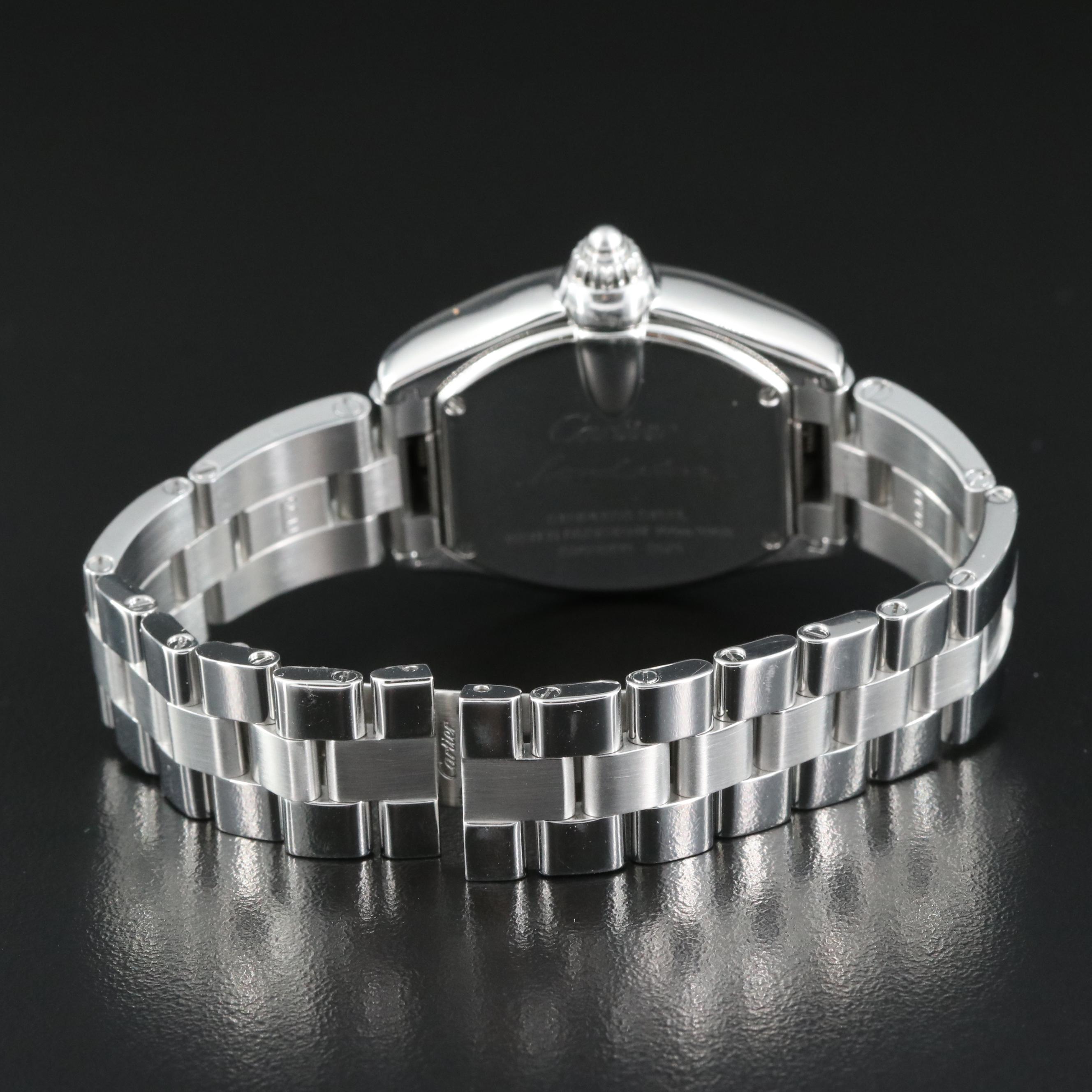 Cartier Roadster Stainless Steel  Quartz Watch
