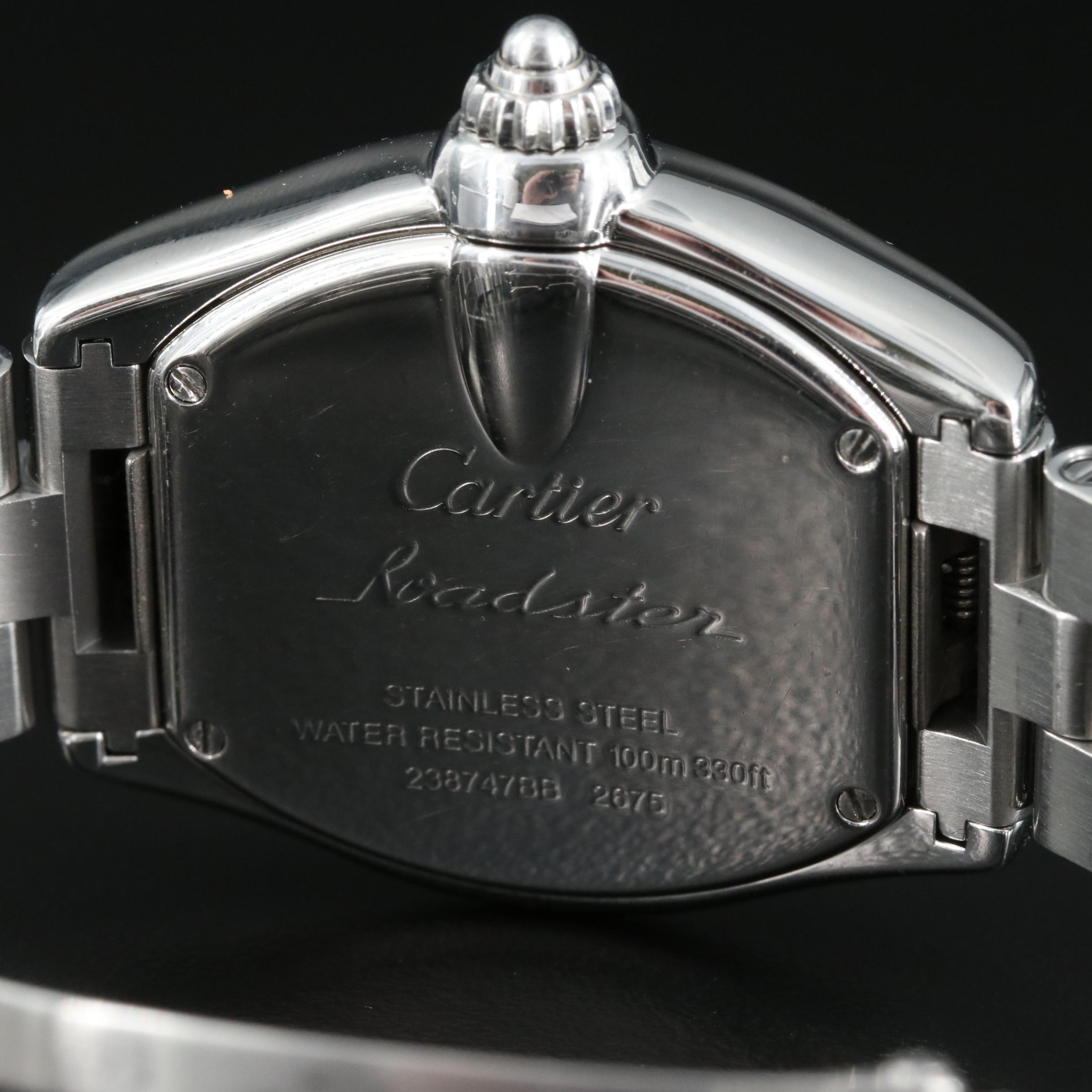 Cartier Roadster Stainless Steel  Quartz Watch