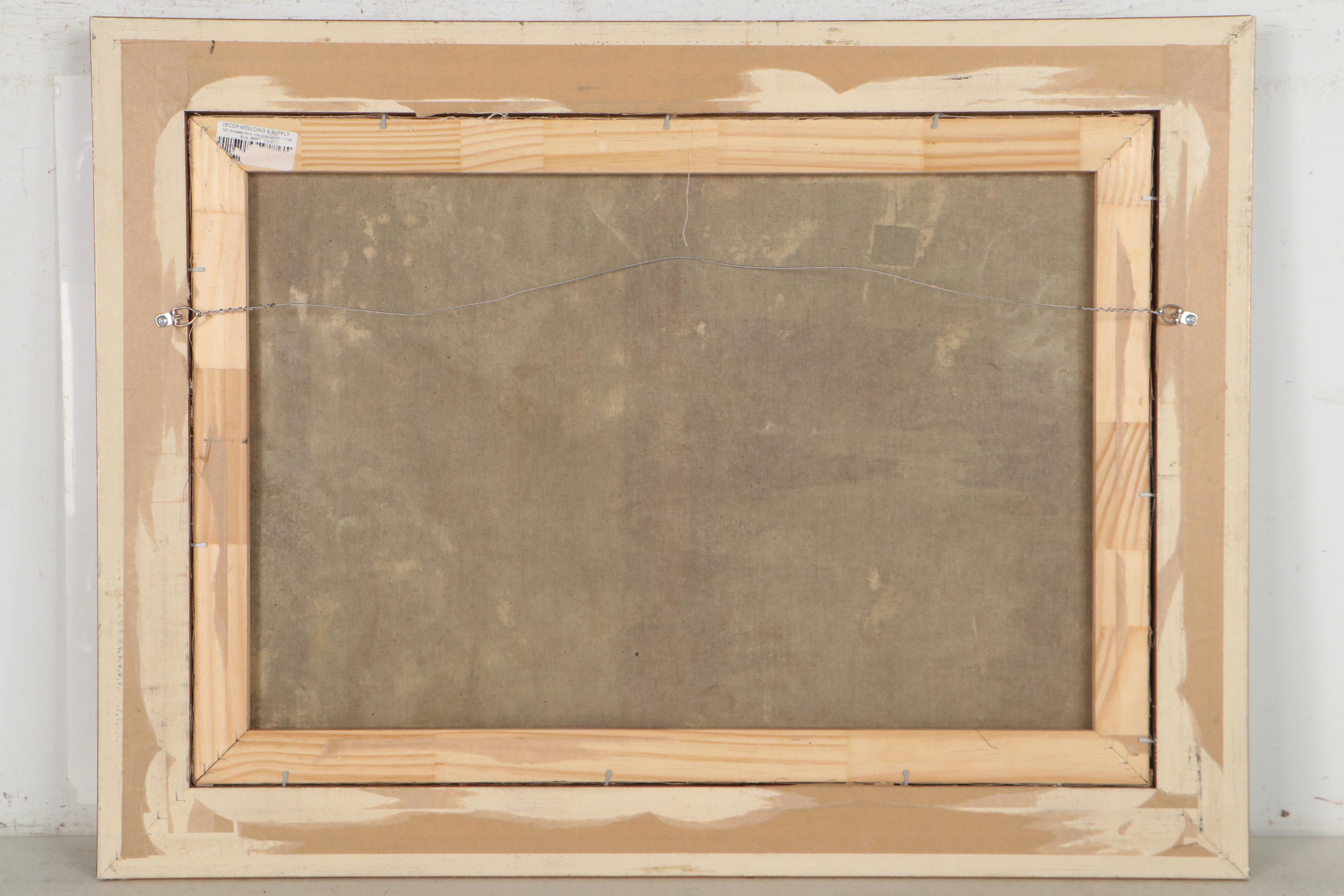 Oil Painting of Shepherd, Late 19th to Early 20th Century