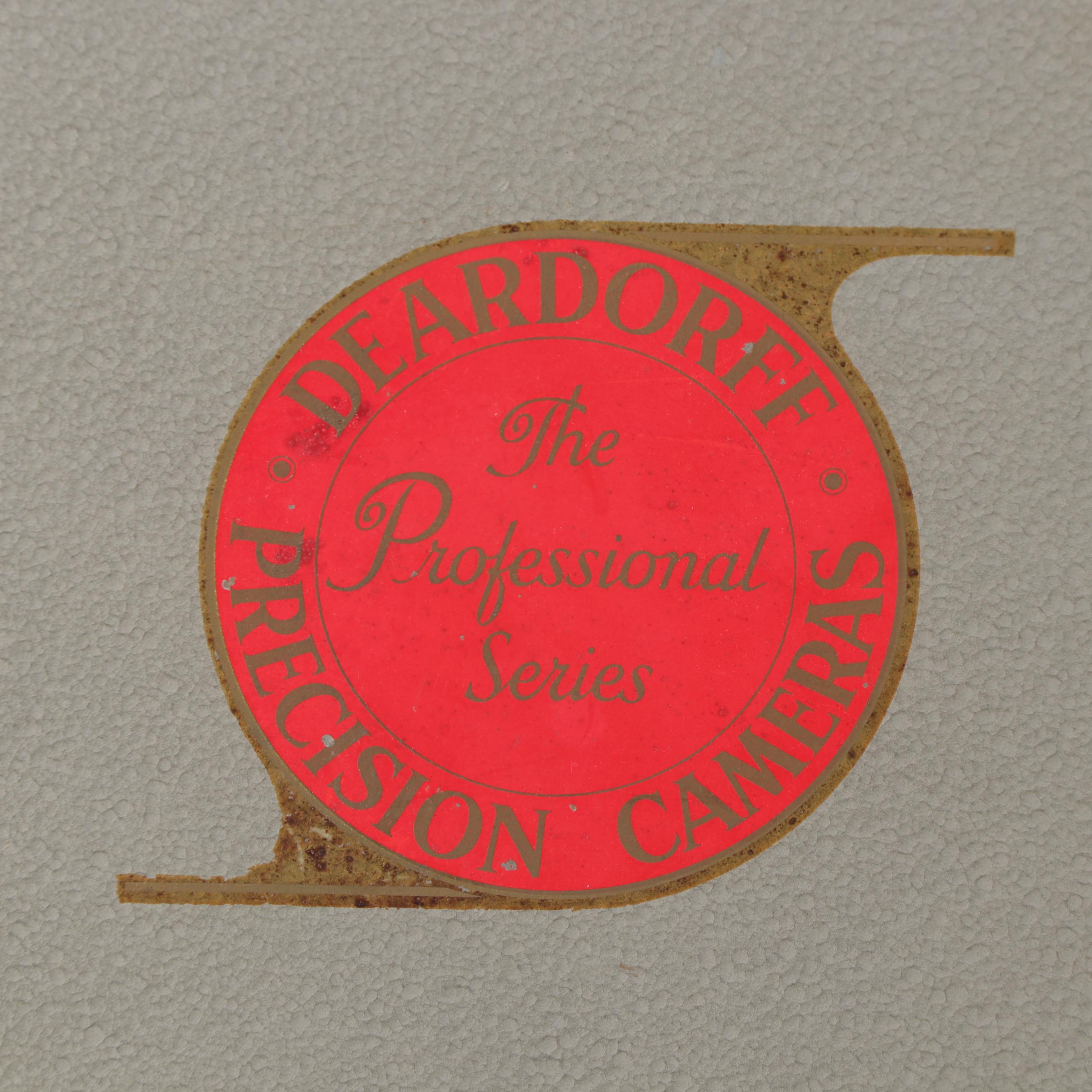 Deardorff Professional Series 8x10 Folding Portrait Camera on Stand and Plates