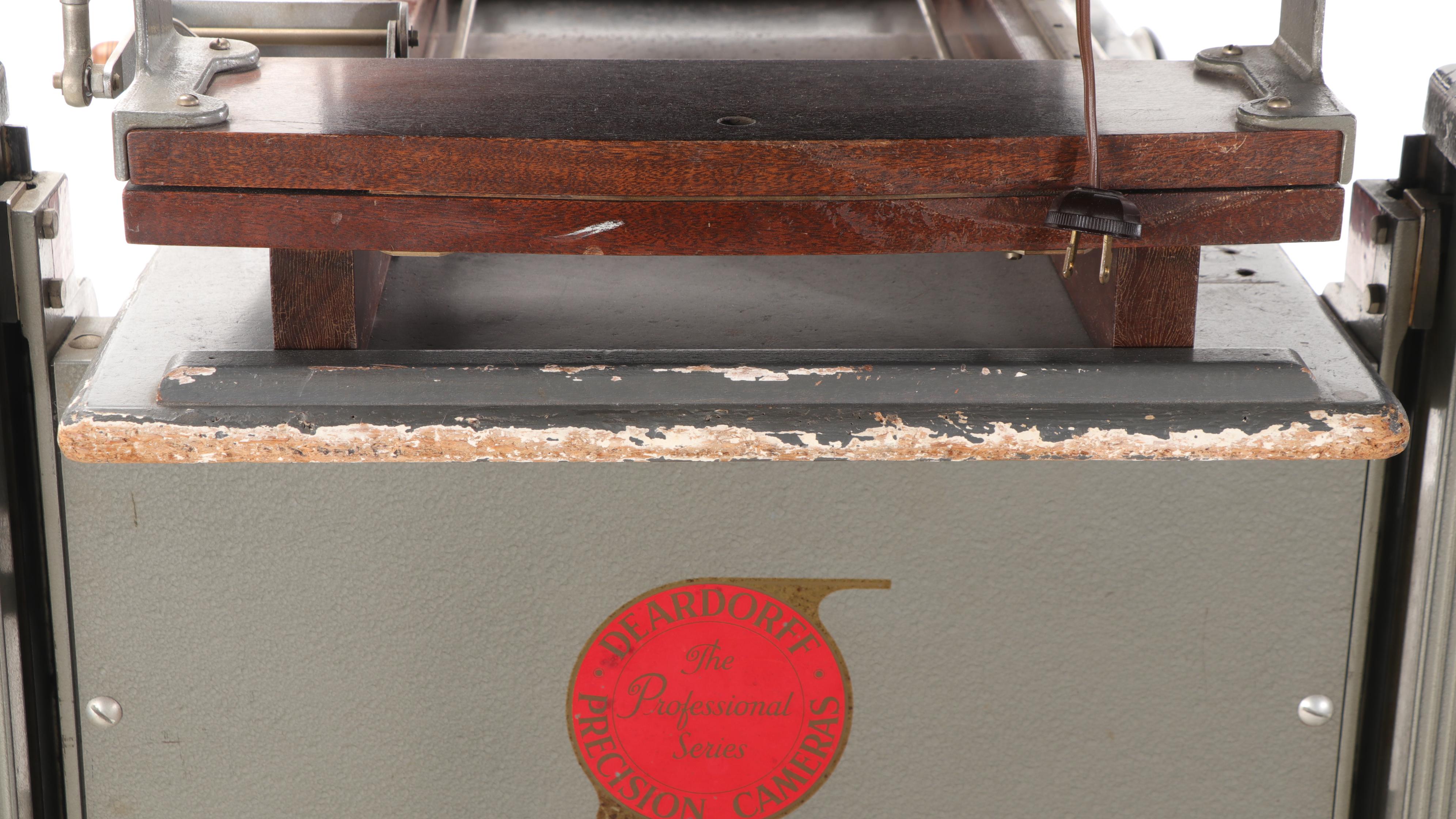 Deardorff Professional Series 8x10 Folding Portrait Camera on Stand and Plates