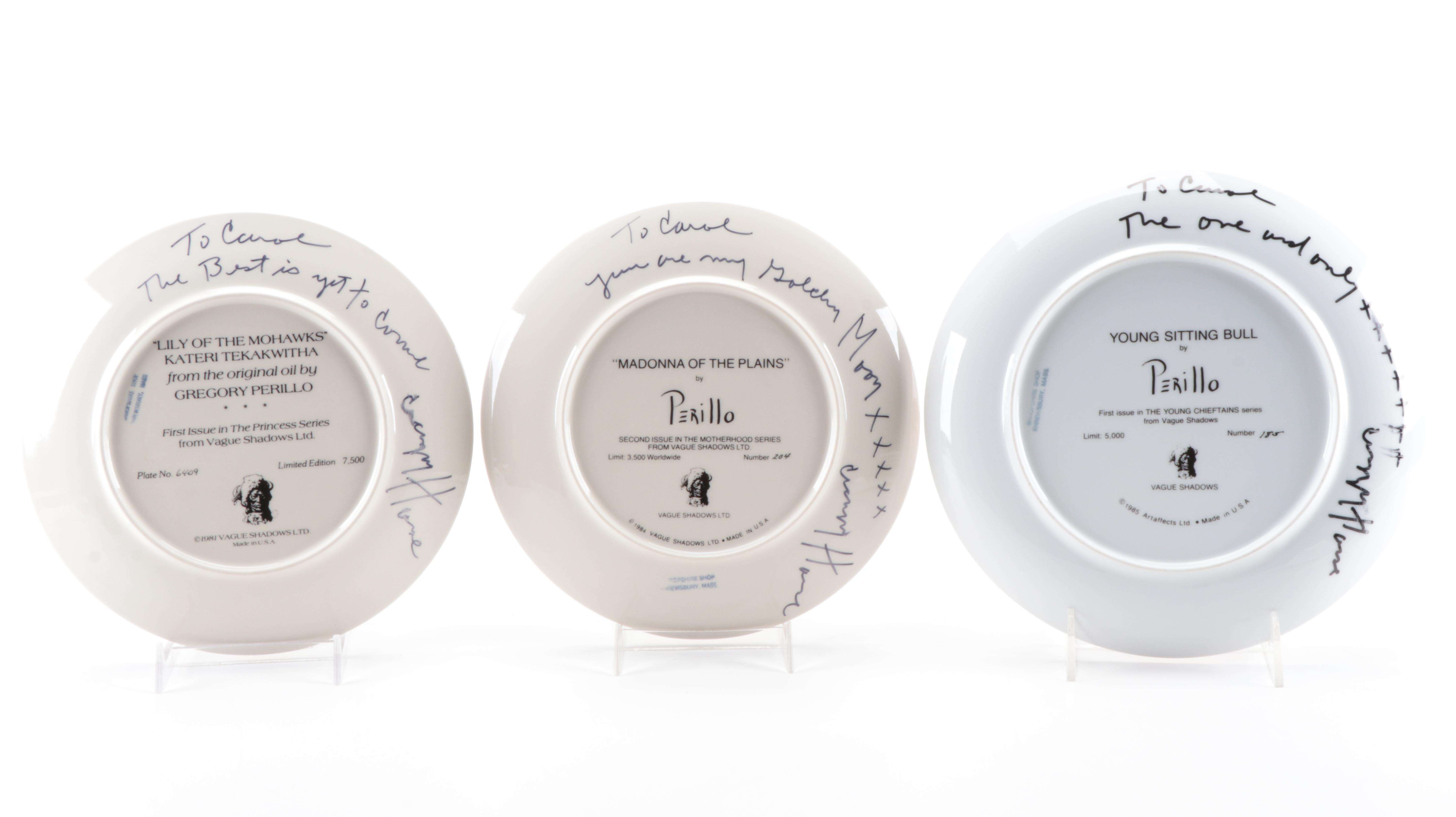 Gregory Perillo "America's Indian Heritage" Series and Other Collector Plates