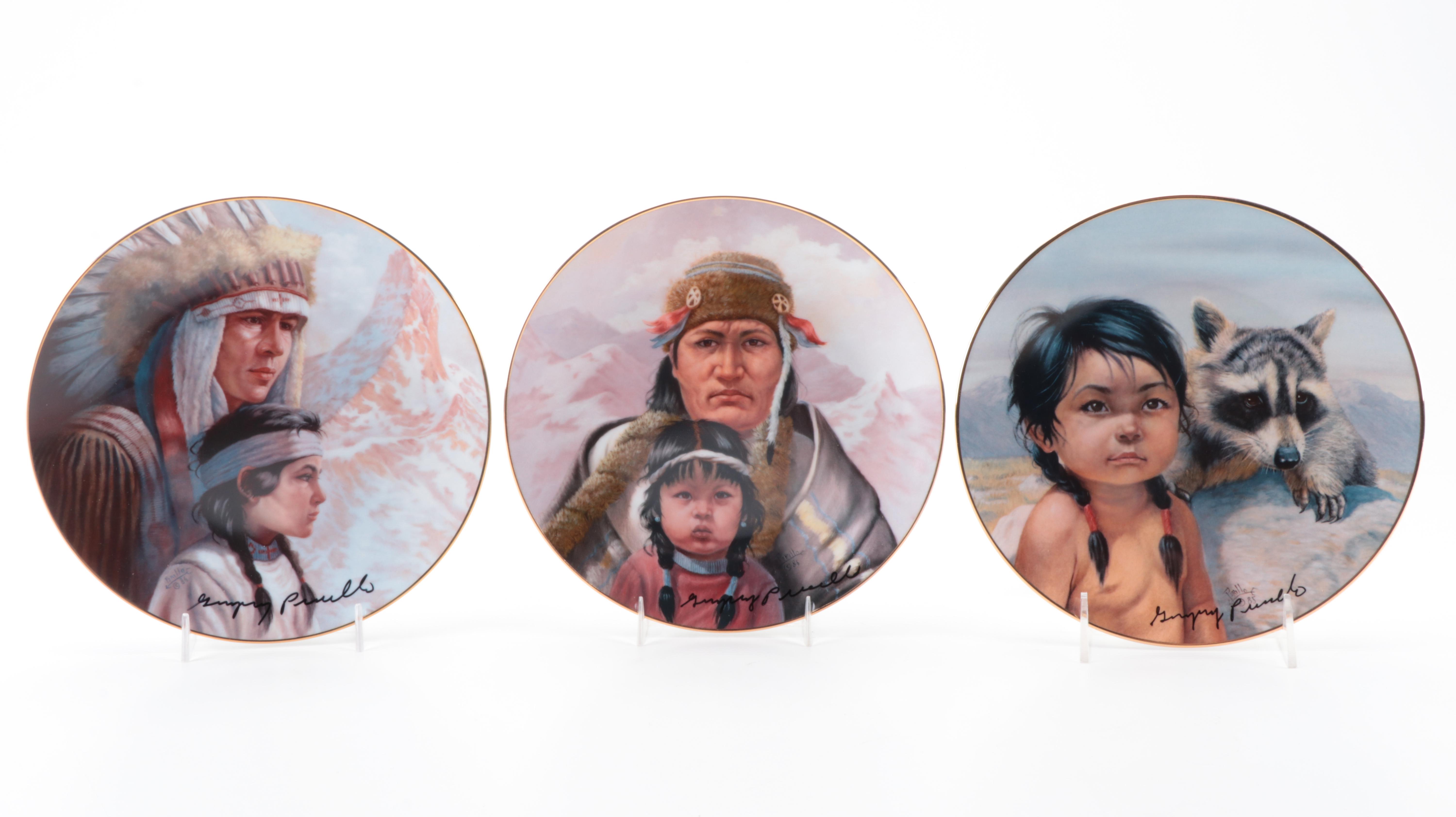 Gregory Perillo "America's Indian Heritage" Series and Other Collector Plates