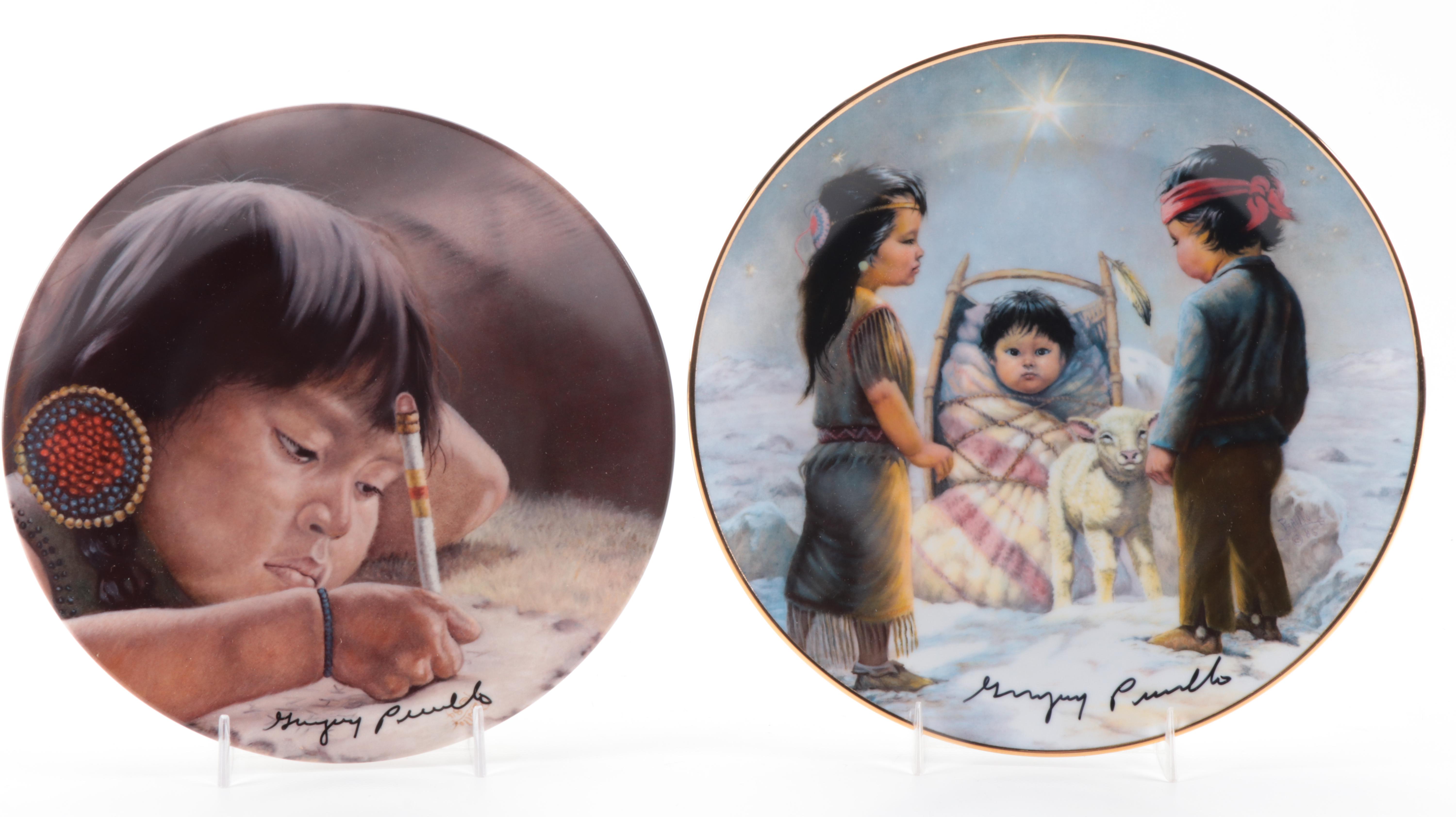 Gregory Perillo "America's Indian Heritage" Series and Other Collector Plates