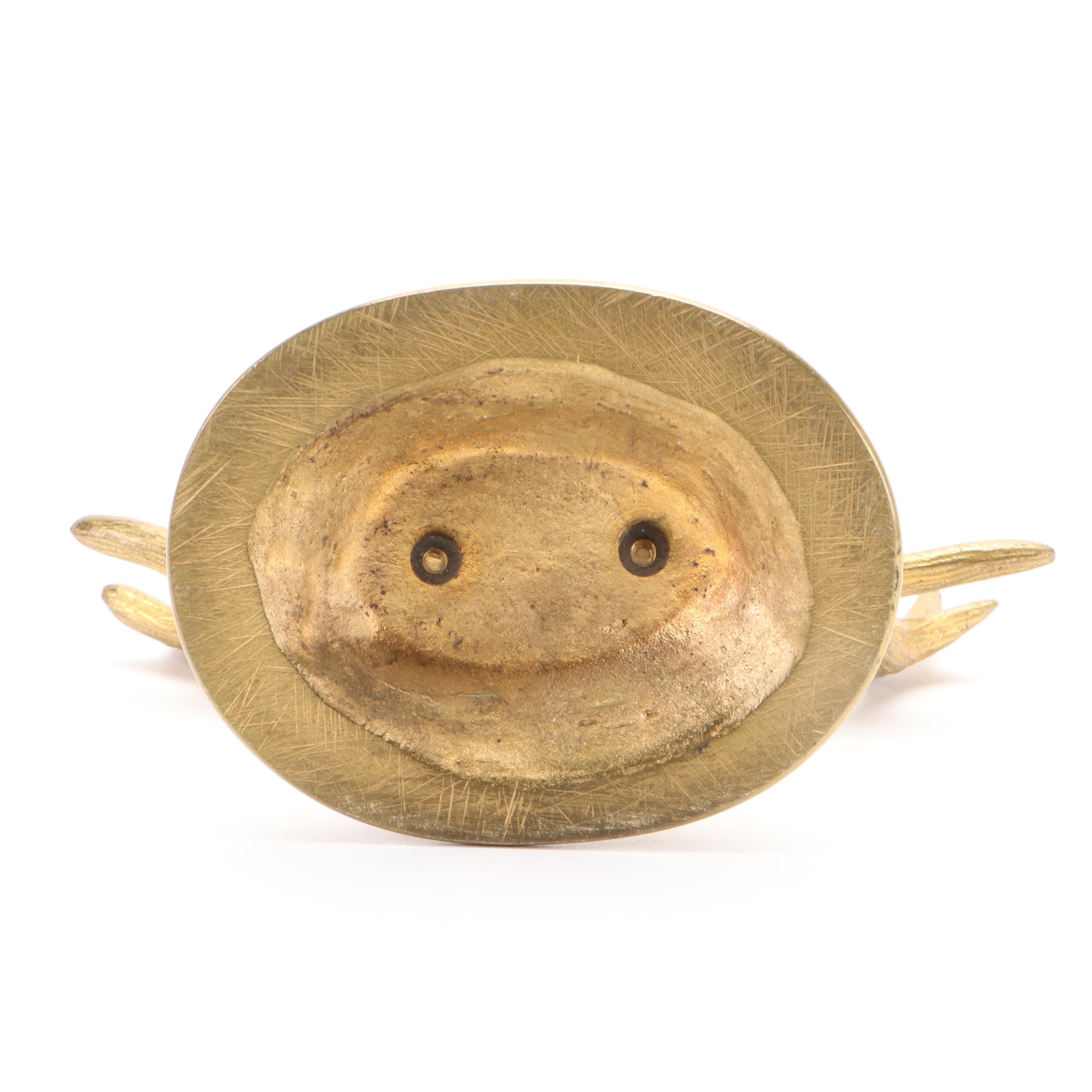 Cast Brass Antler Figurines on Bases