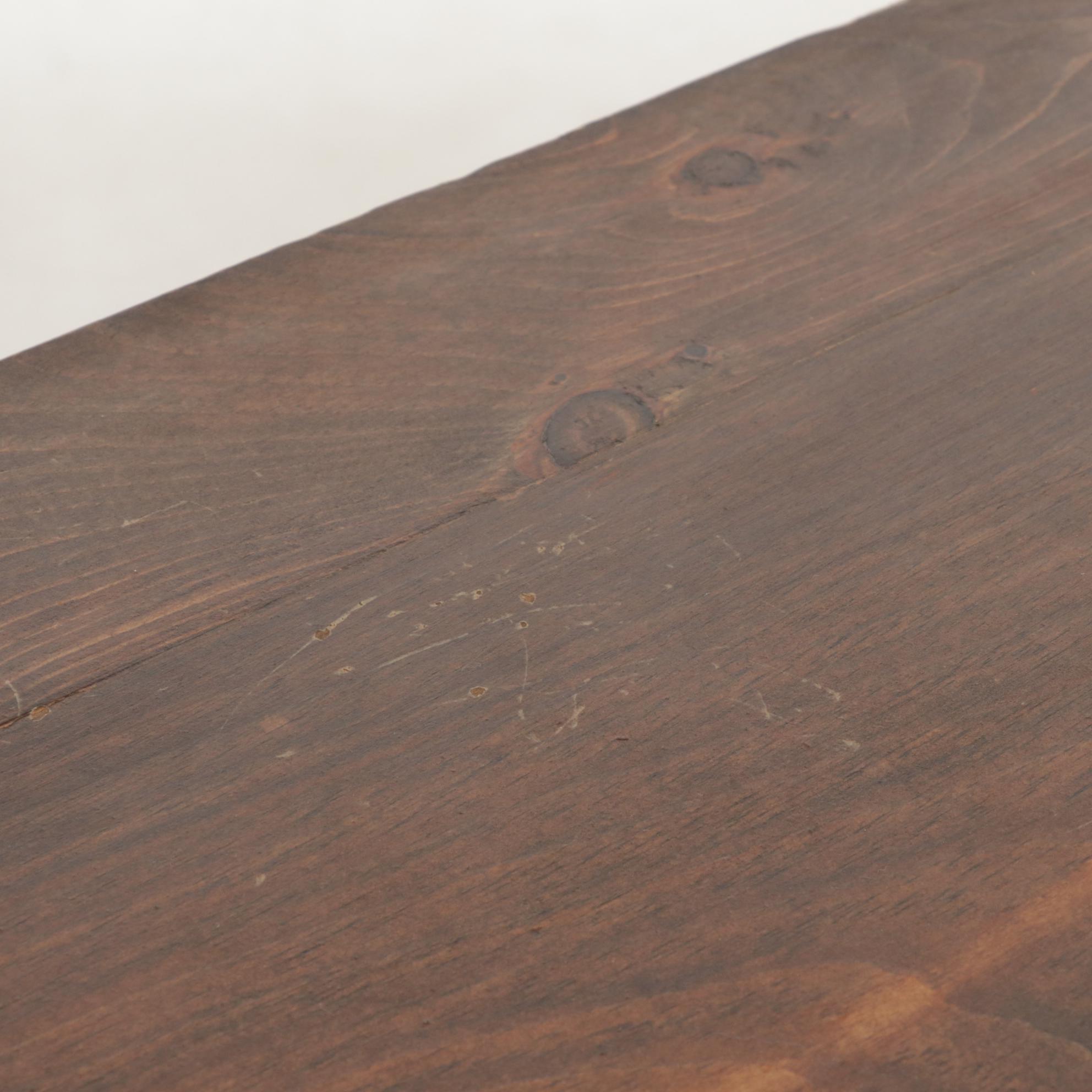 Amish-Made Tin Front Painted Wood Cabinet