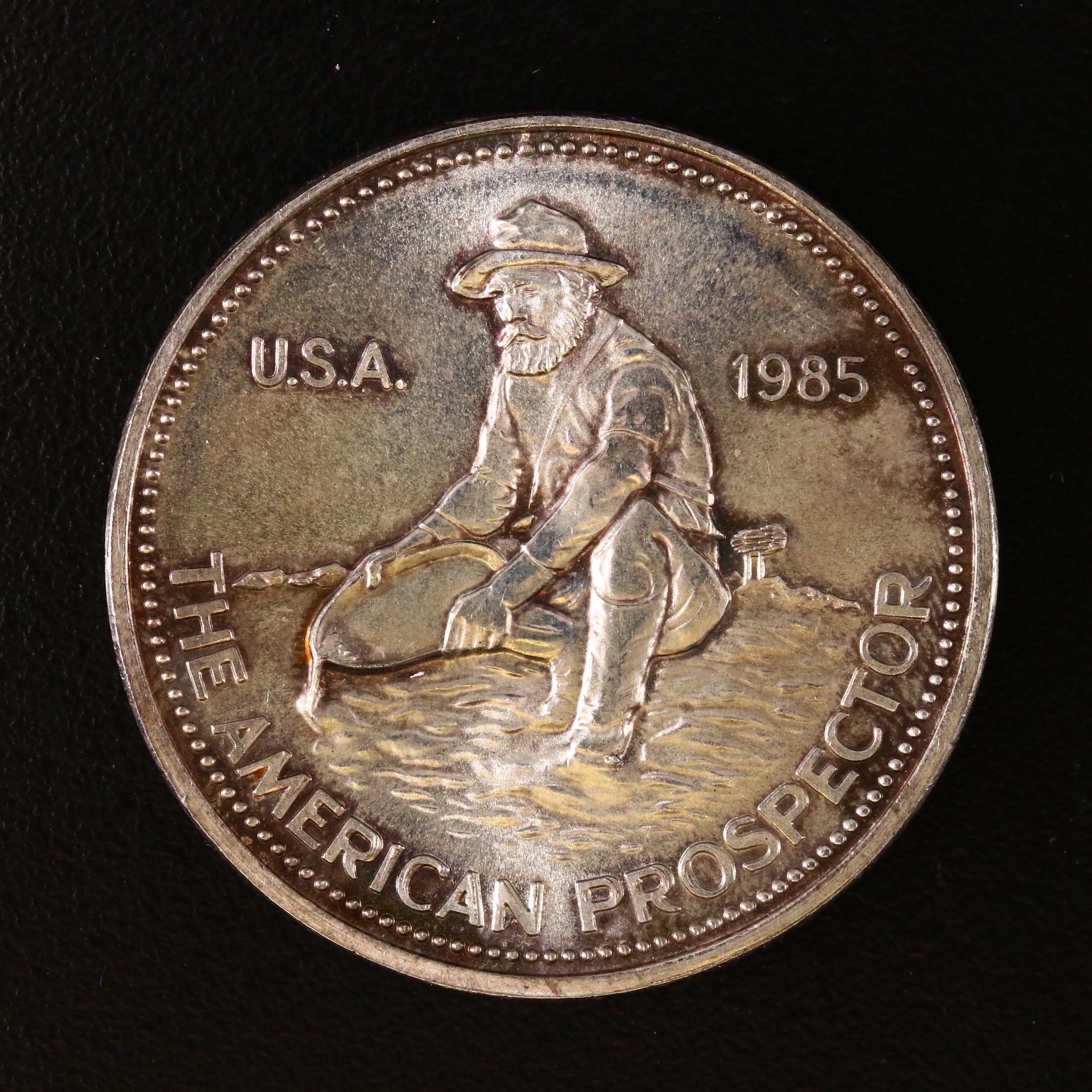 Group of World Coins, World Coin Replicas, and Engelhard 1 oz. Silver Round