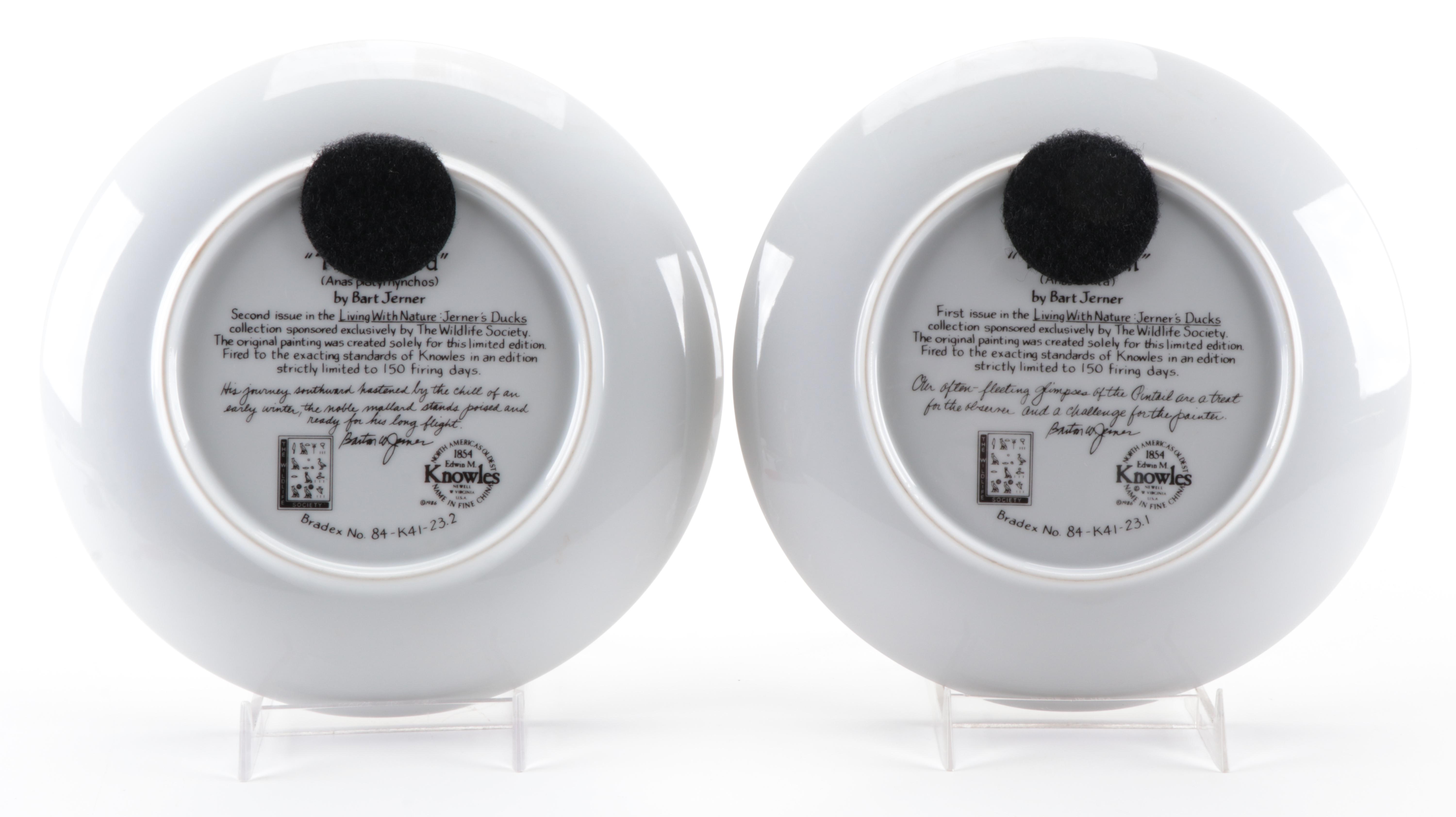 Knowles Fine China "Stately Owls" Plates with Other Bird Collector Plates