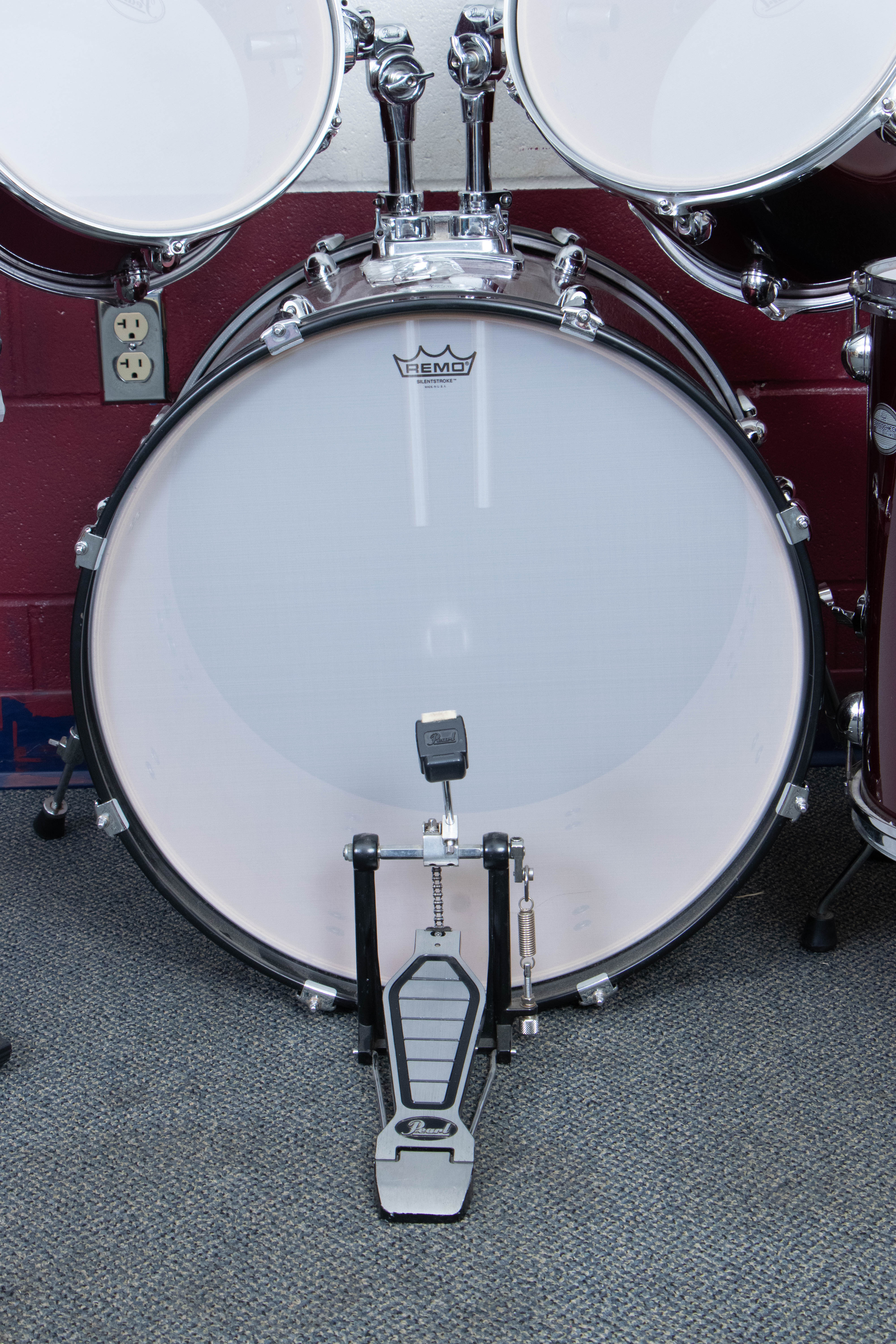 Pearl "Soundcheck" 5-Piece Drum Set with Remo Silentstroke Drumheads