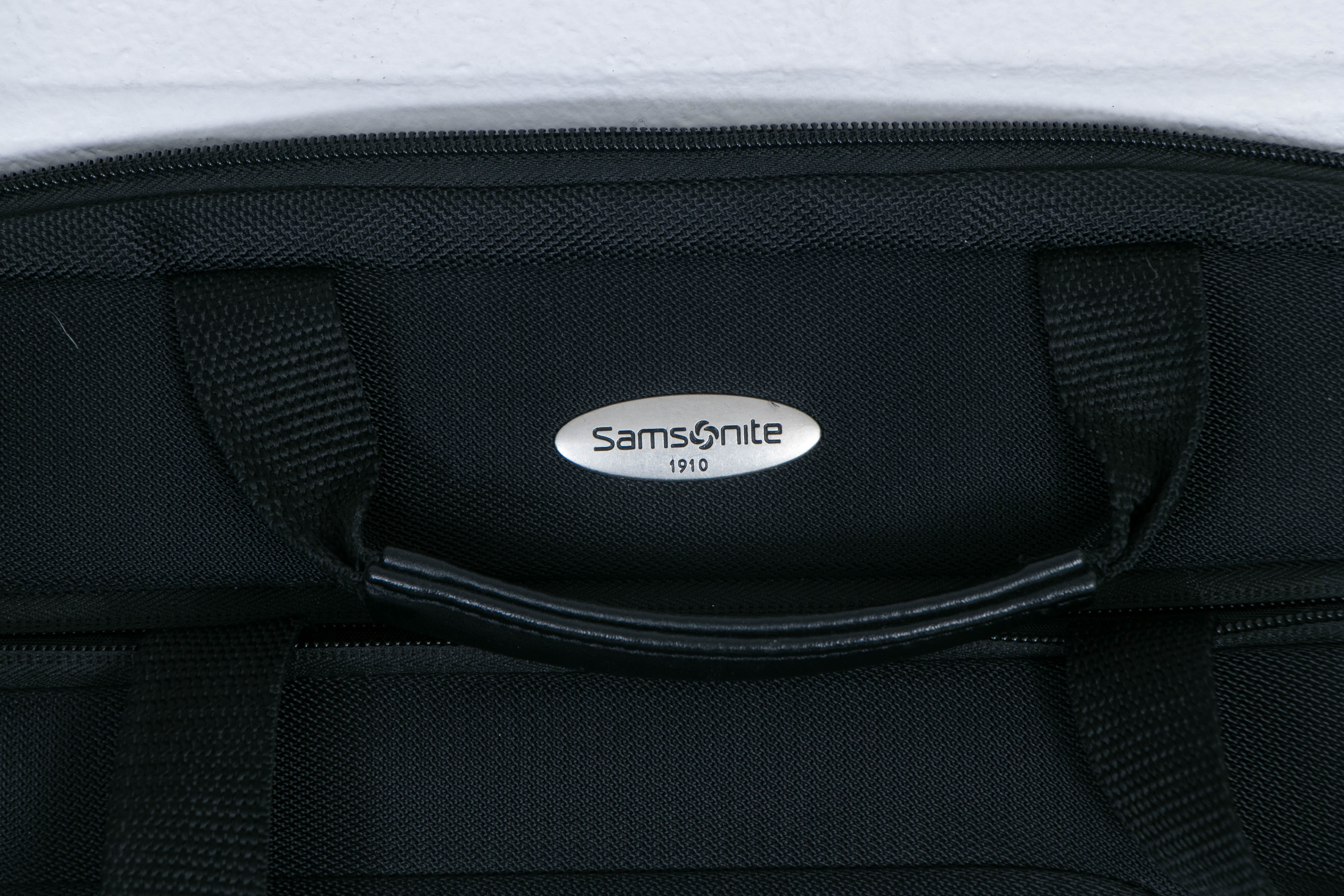 Staples Shredder, Samsonite Briefcase, American Tourister Rolling Luggage