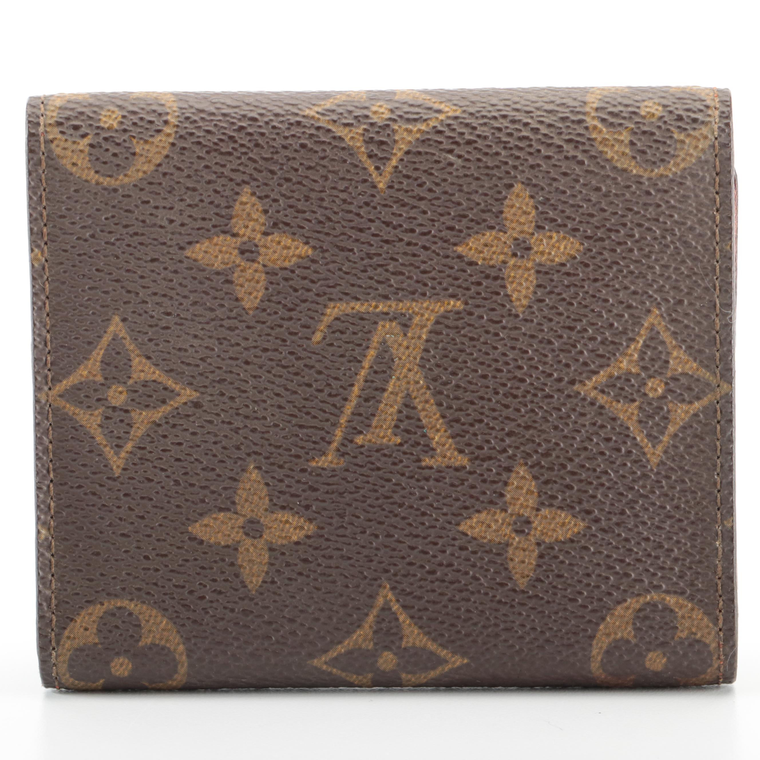 Louis Vuitton Card Case/Bifold in Monogram Canvas