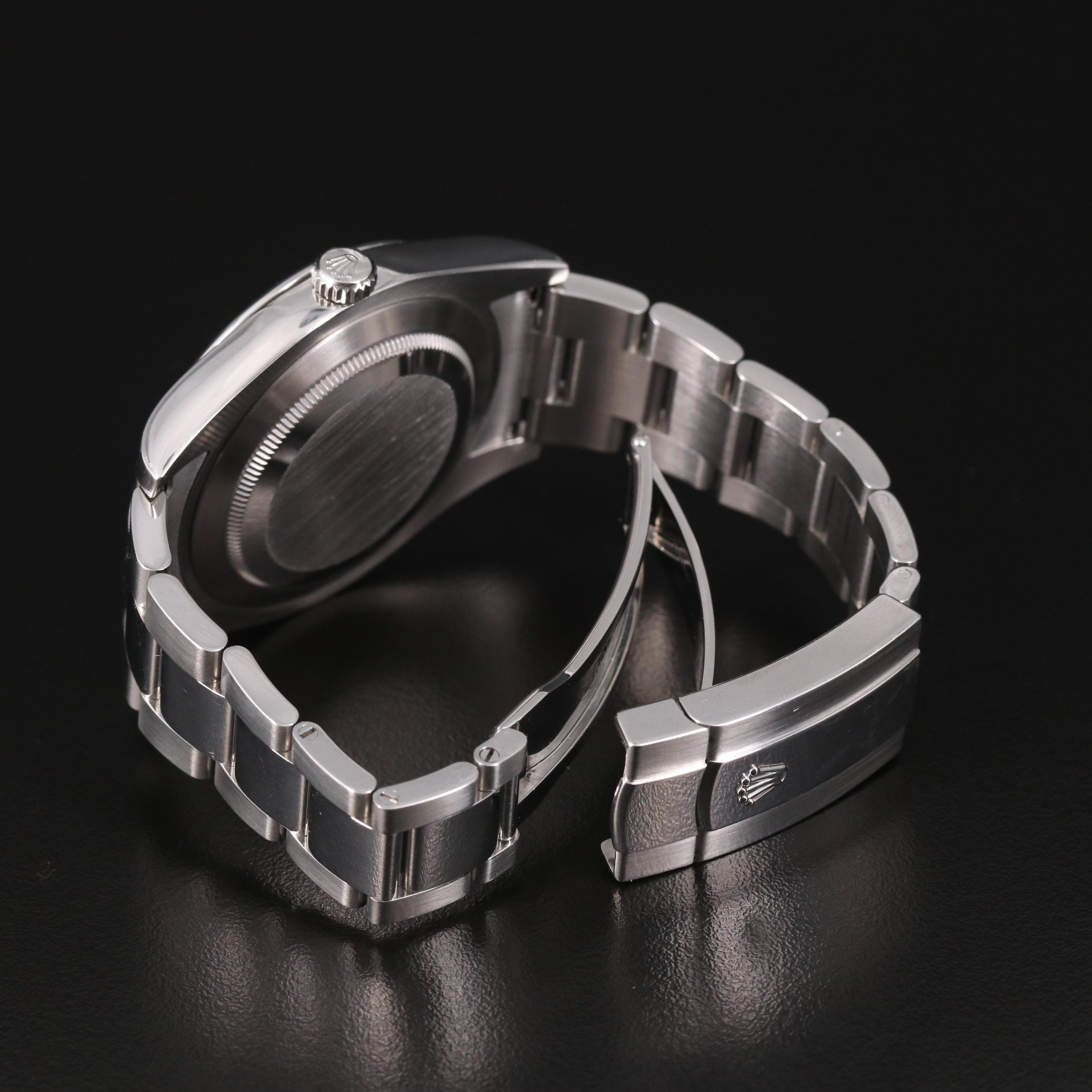 Rolex Datejust II Blue Baton Dial Watch