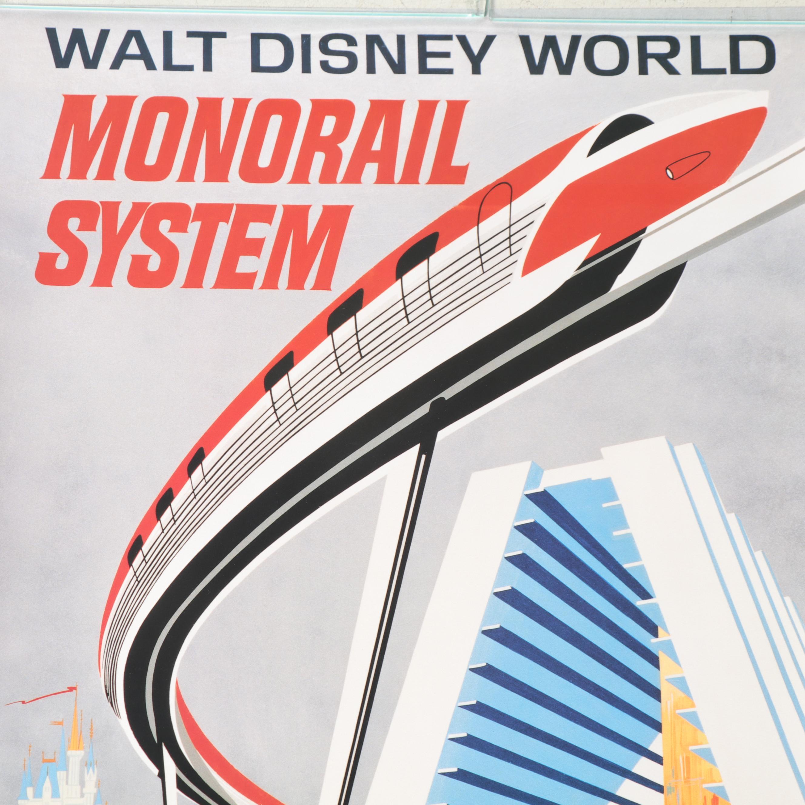 "Walt Disney World Monorail System" Poster, Contemporary