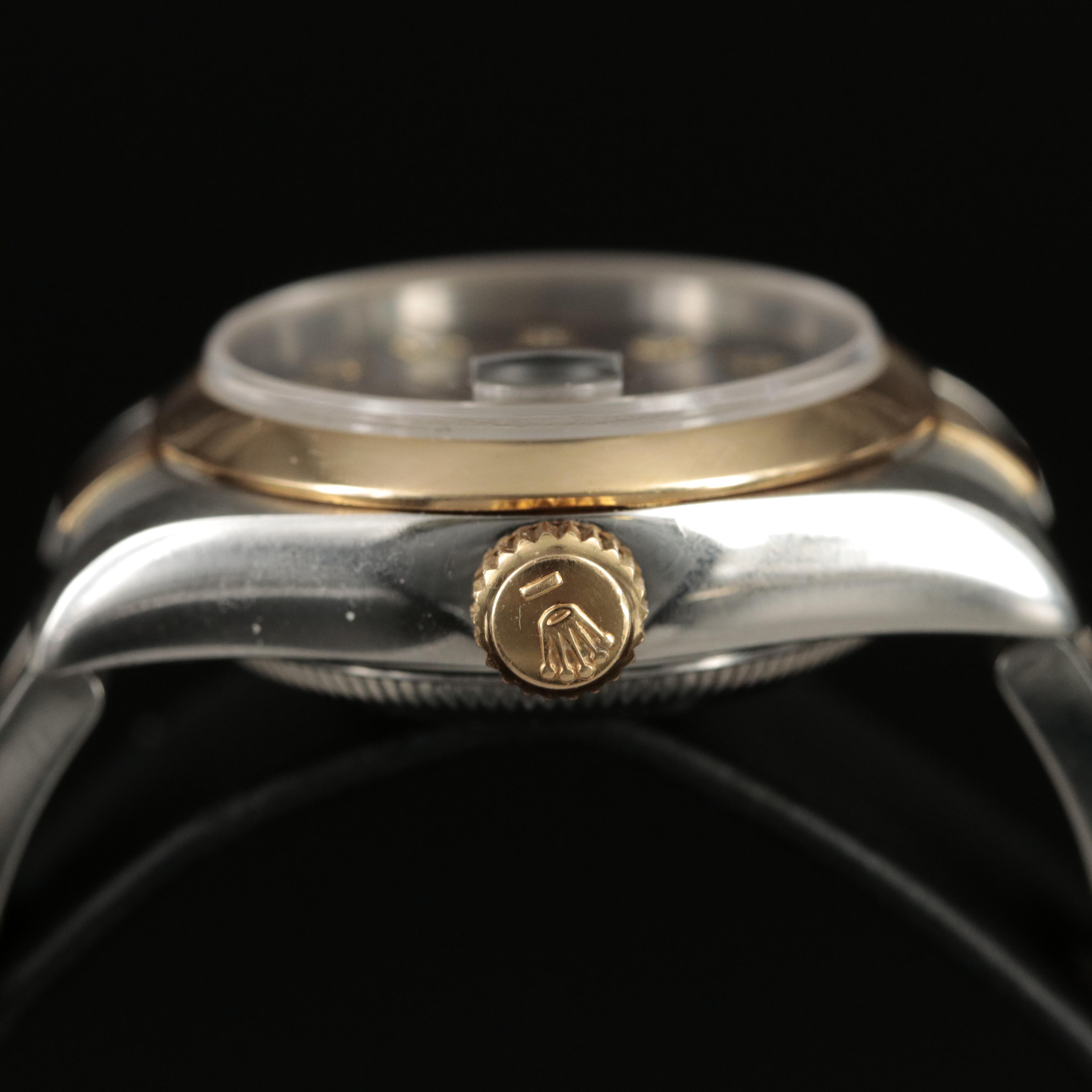 1994 Rolex Datejust Black Mother of Pearl Dial with Factory Diamond Markers