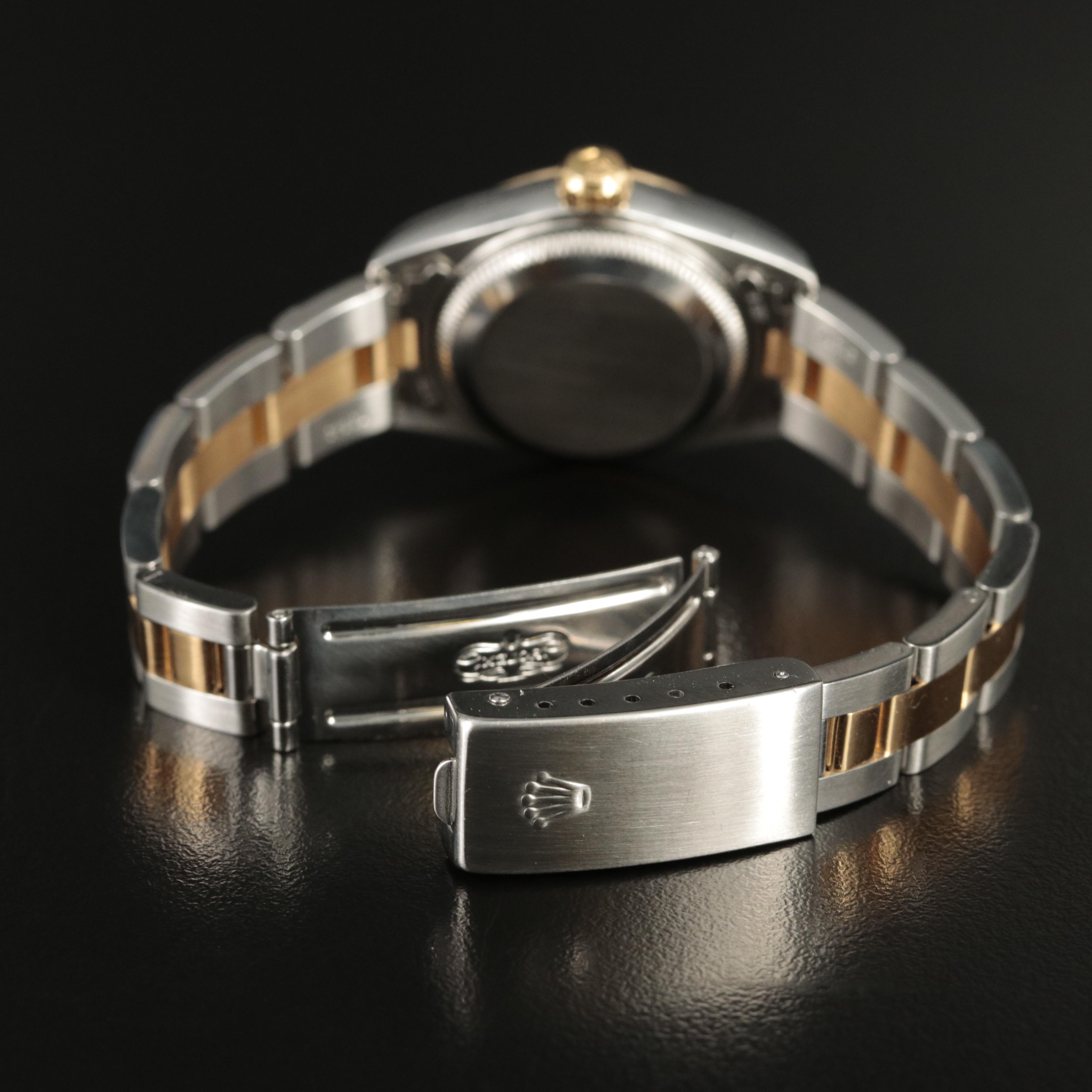 1994 Rolex Datejust Black Mother of Pearl Dial with Factory Diamond Markers